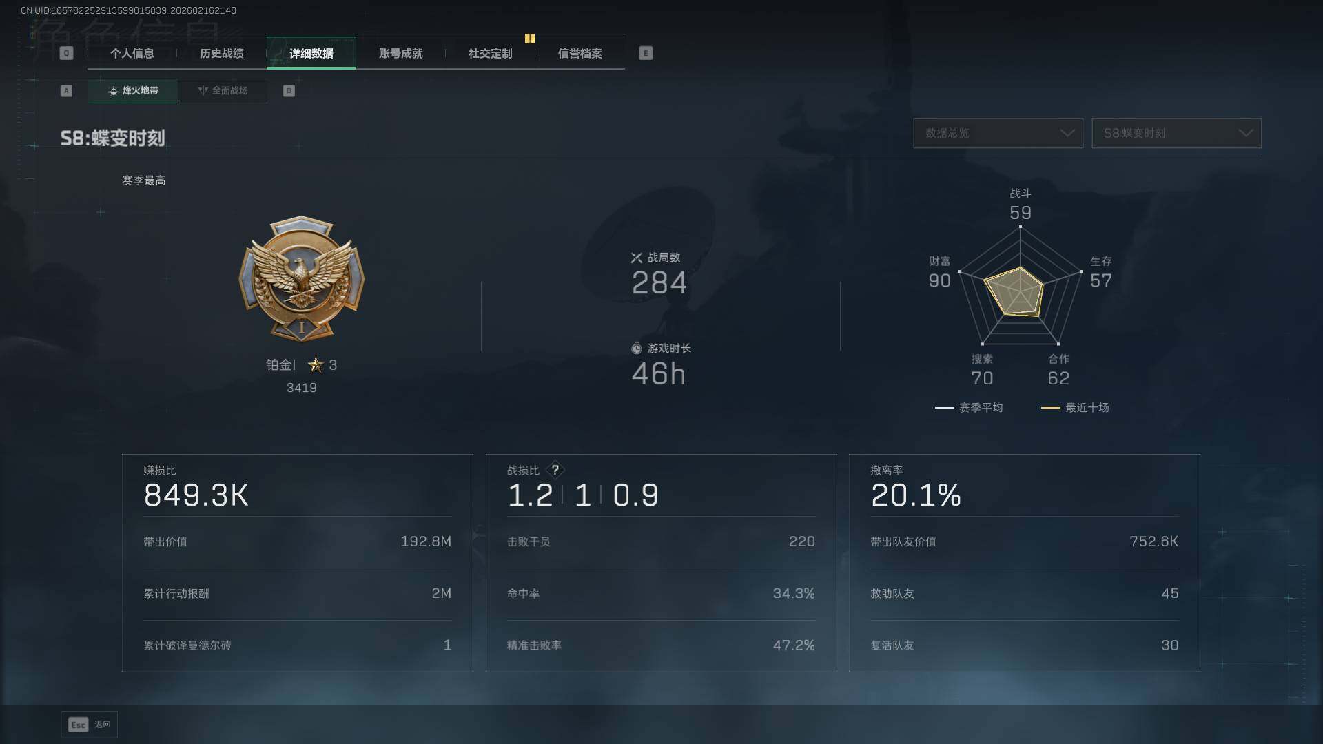 SJZEY445514三角洲行动账号详情图6