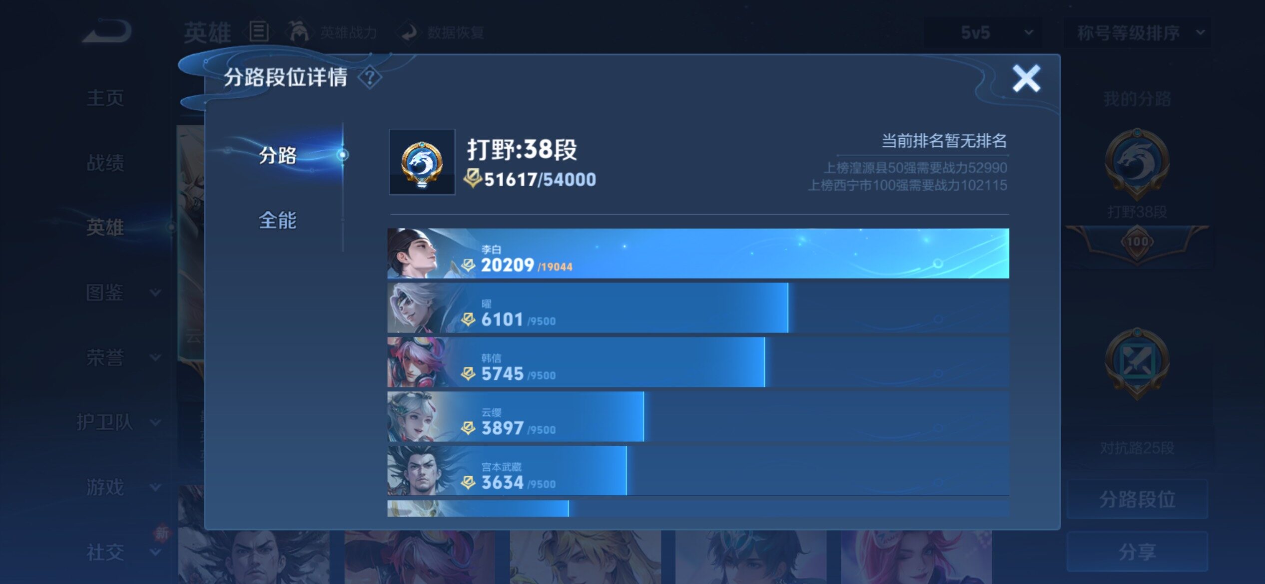 WZCMY4163328王者荣耀账号详情图4 WZCMY4163328王者荣耀账号详情图4