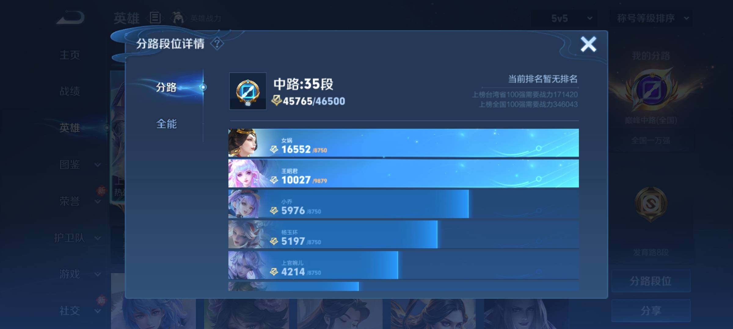 WZCMY4163514王者荣耀账号详情图5