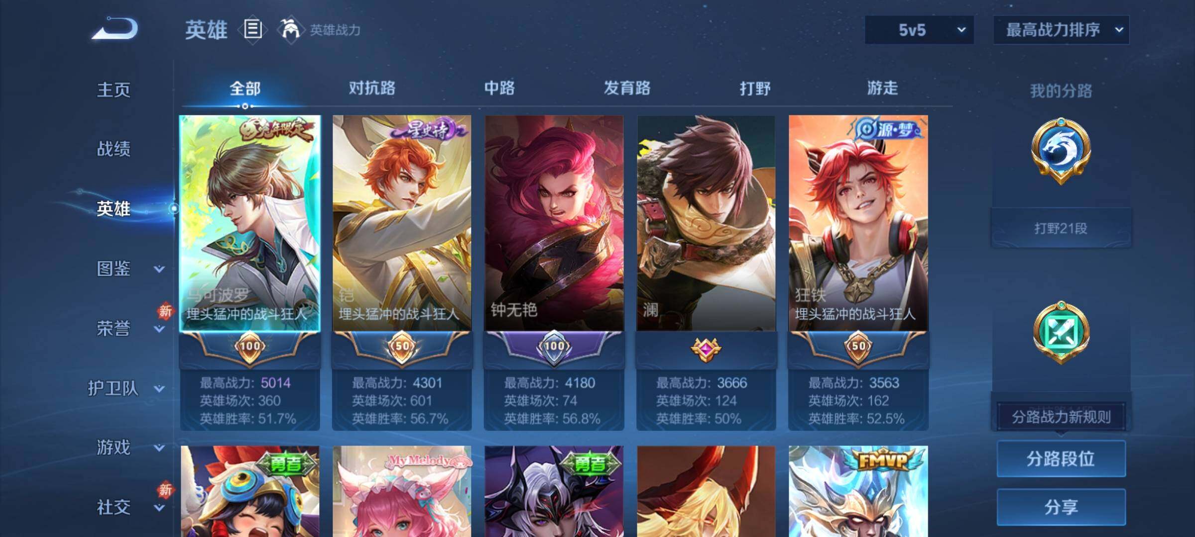 WZCMY4163515王者荣耀账号详情图3