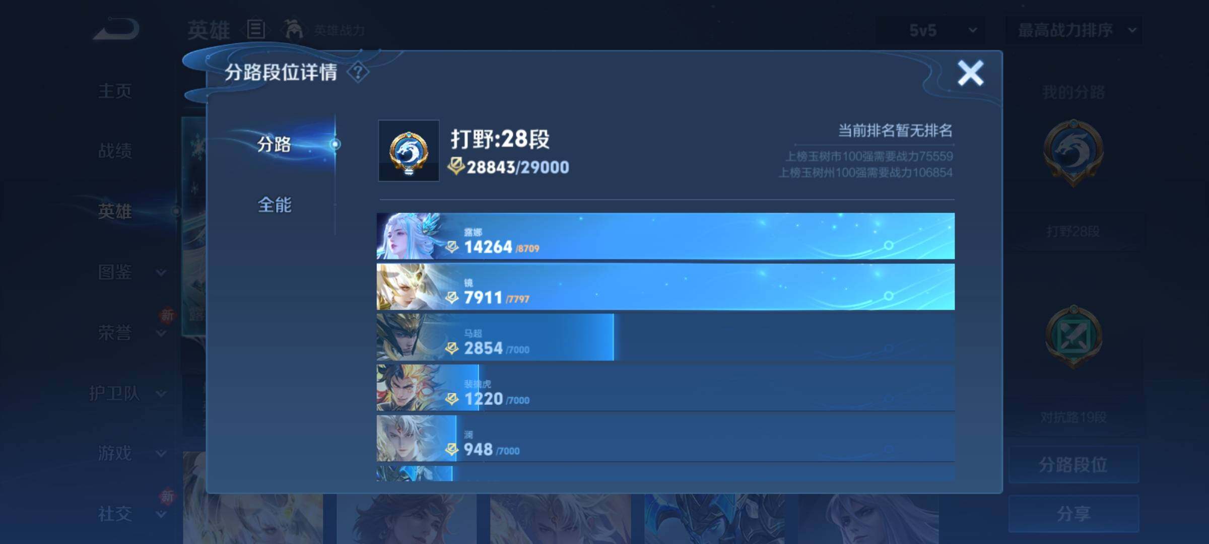 WZCMY4163743王者荣耀账号详情图4 WZCMY4163743王者荣耀账号详情图4