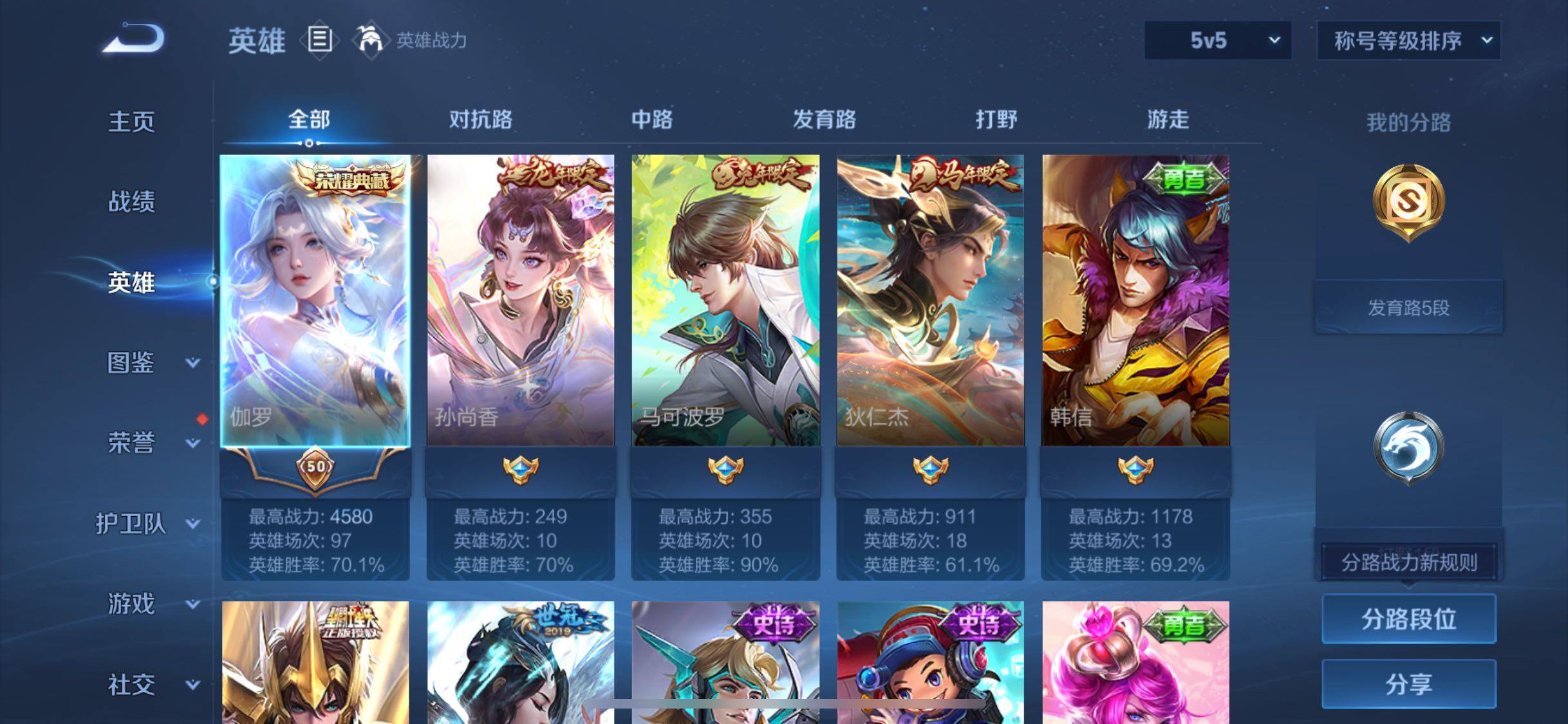 WZCMW4164005王者荣耀账号详情图3