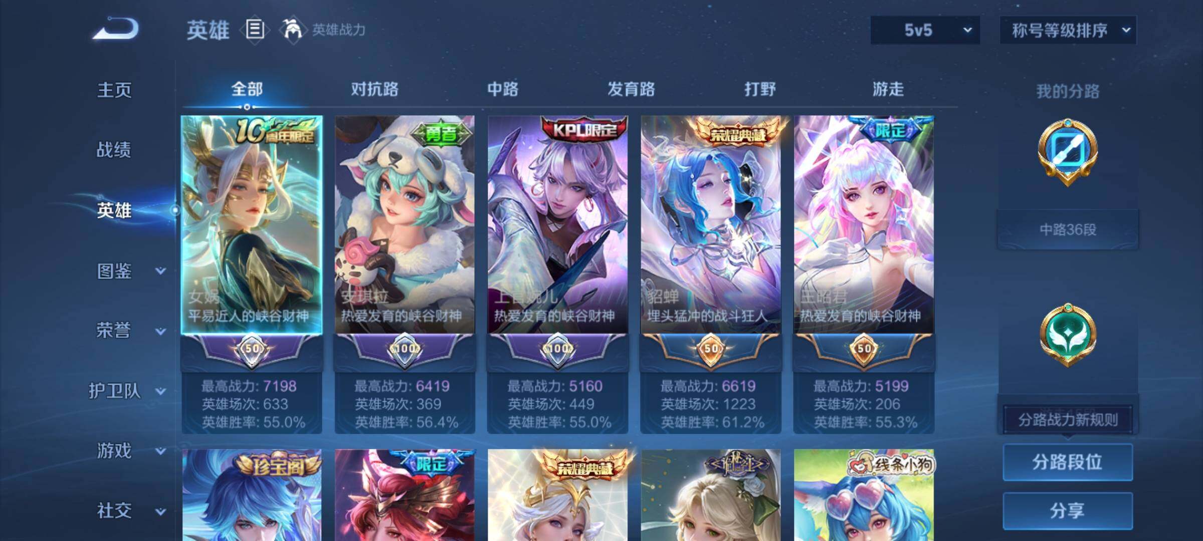 WZCMY4171833王者荣耀账号详情图3