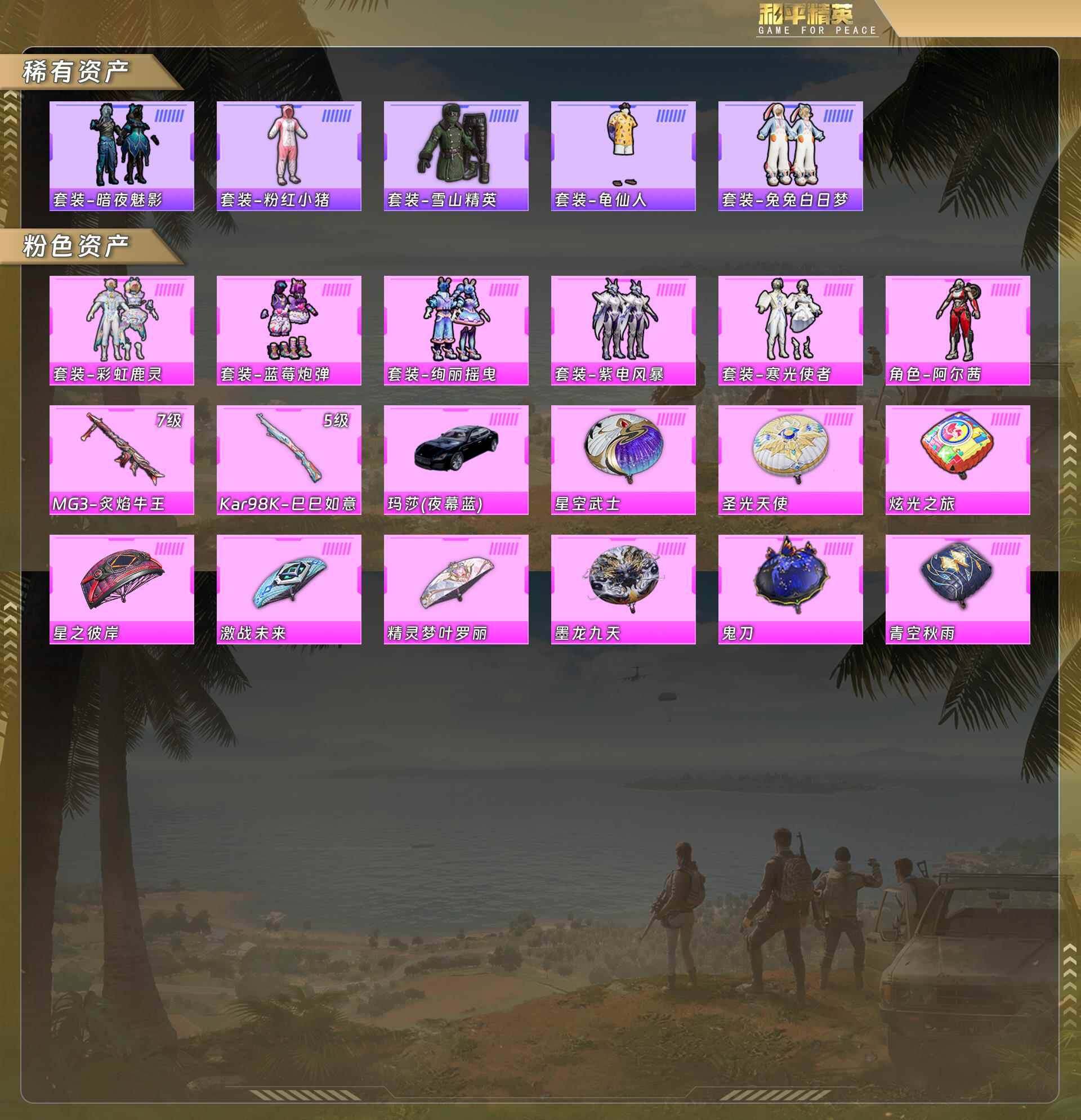 HPQM4100456和平精英账号详情图6