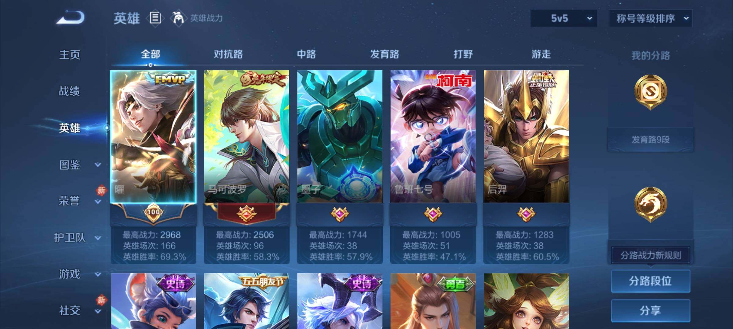 WZCMW4164079王者荣耀账号详情图3