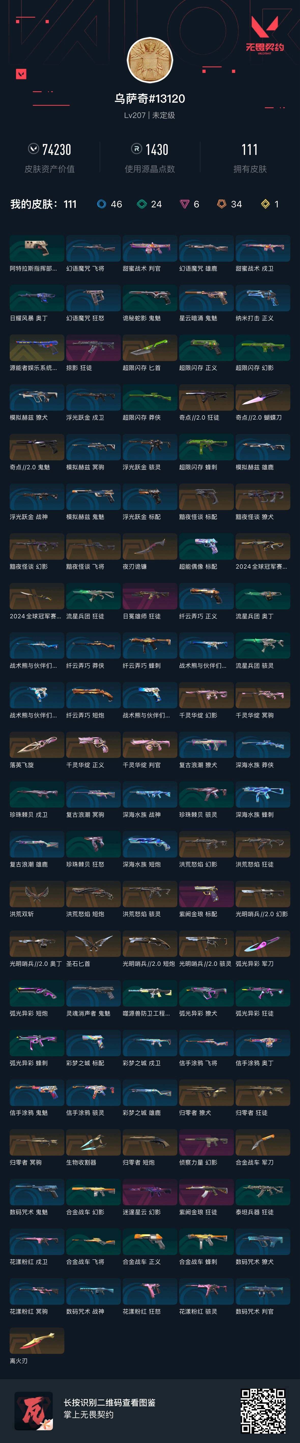 WWQQM414041无畏契约账号详情图7