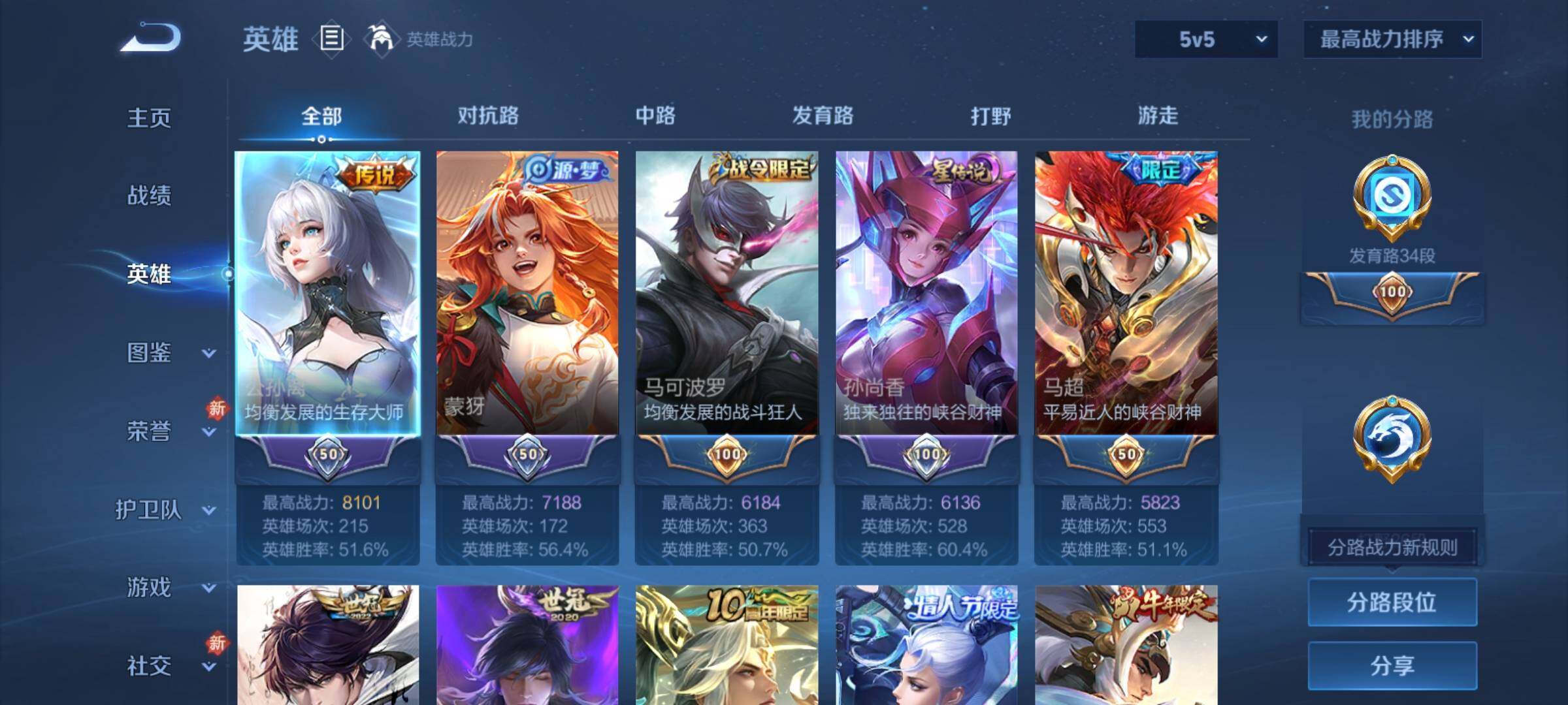 WZCMY4165620王者荣耀账号详情图3