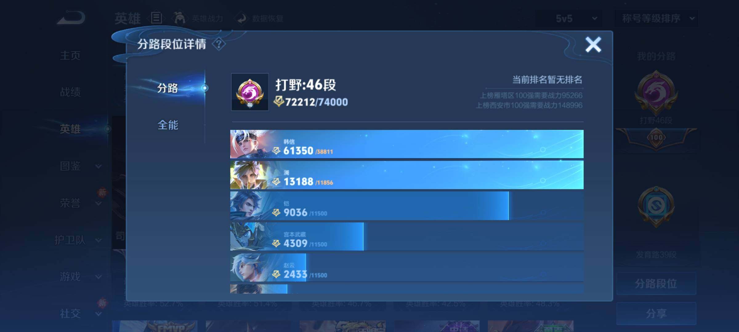 WZCMY4165621王者荣耀账号详情图5