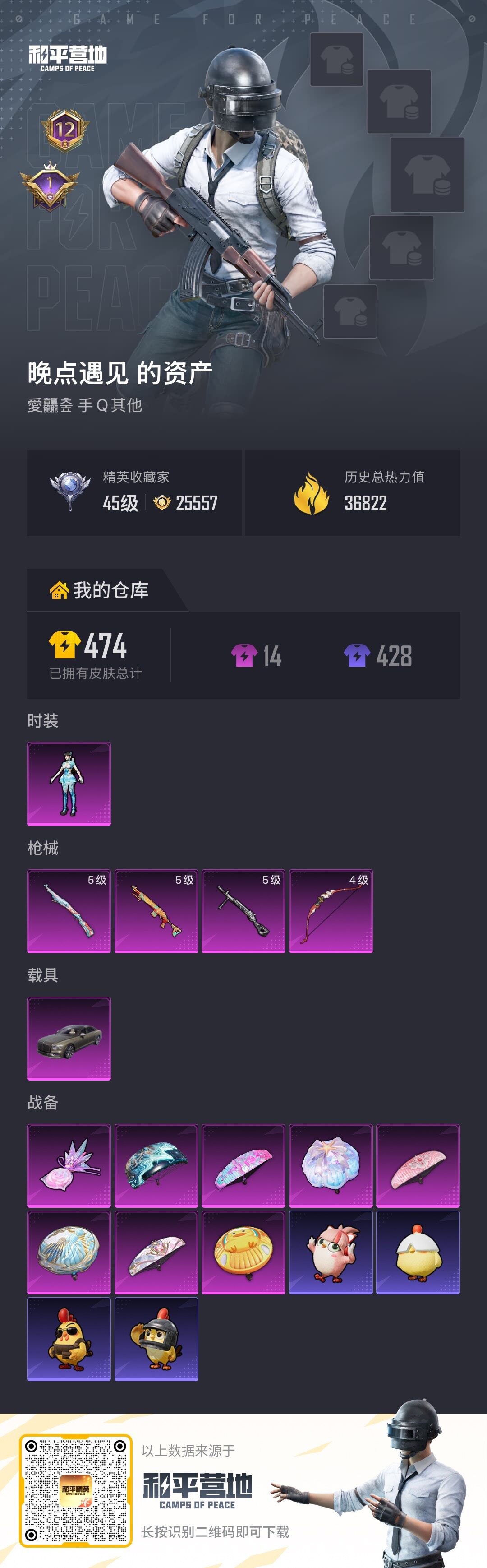 HPJZ4100388和平精英账号详情图4