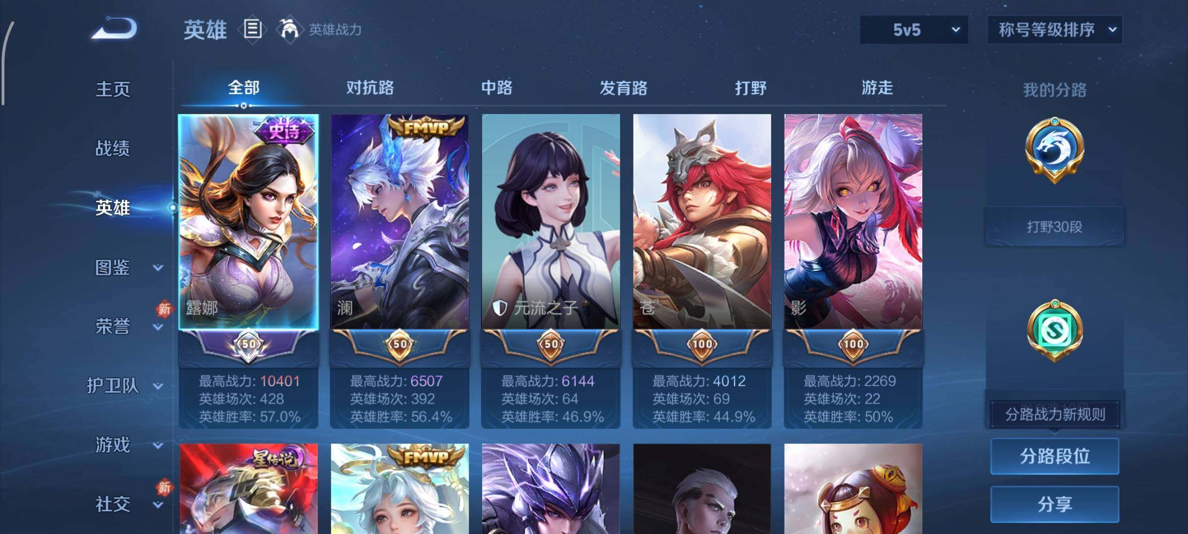 WZCMW4164077王者荣耀账号详情图3