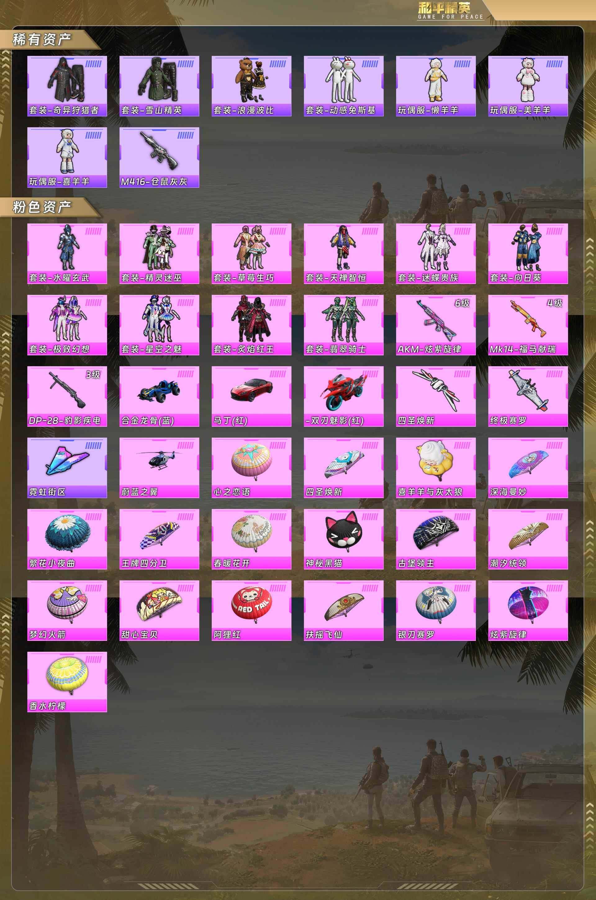 HPCMW4106102和平精英账号详情图4 HPCMW4106102和平精英账号详情图4