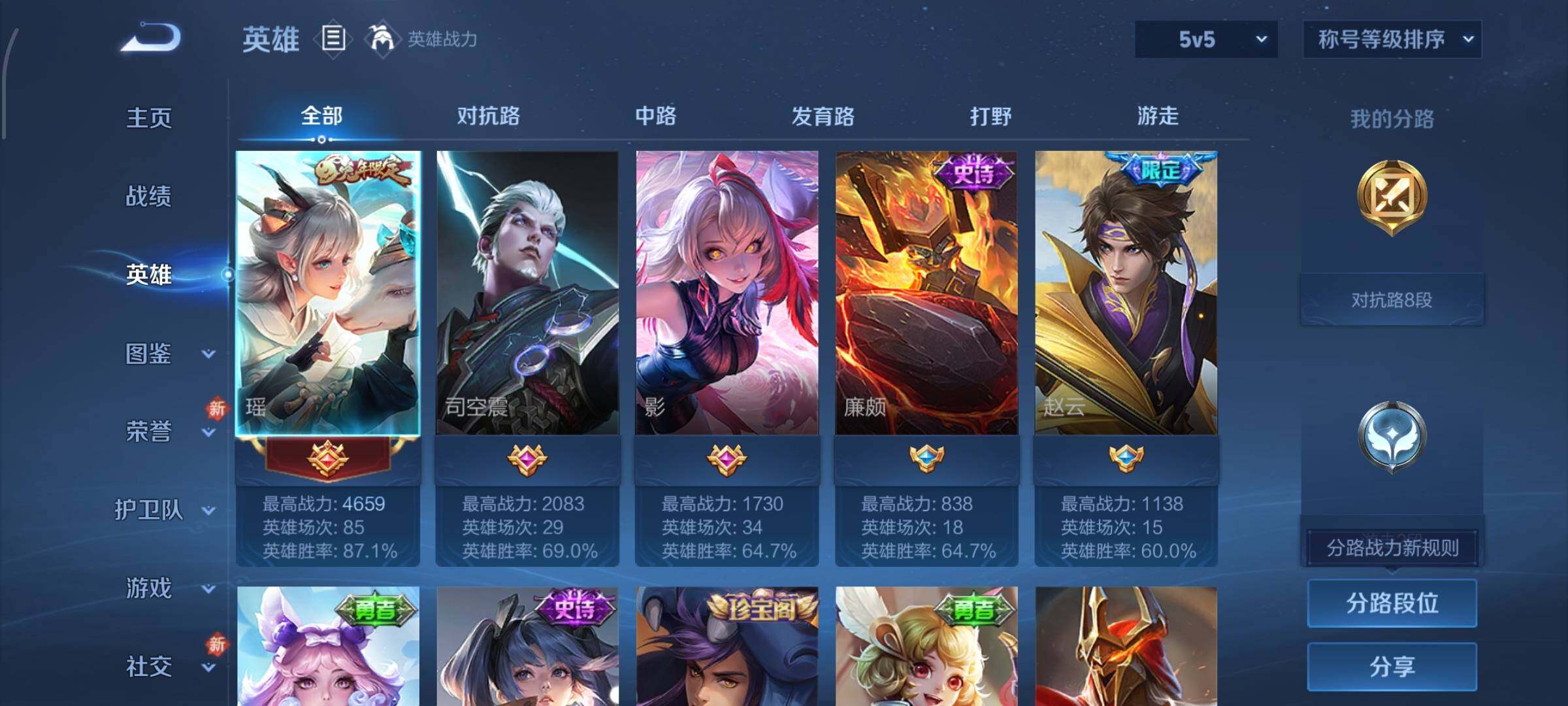 WZCMW4165722王者荣耀账号详情图4