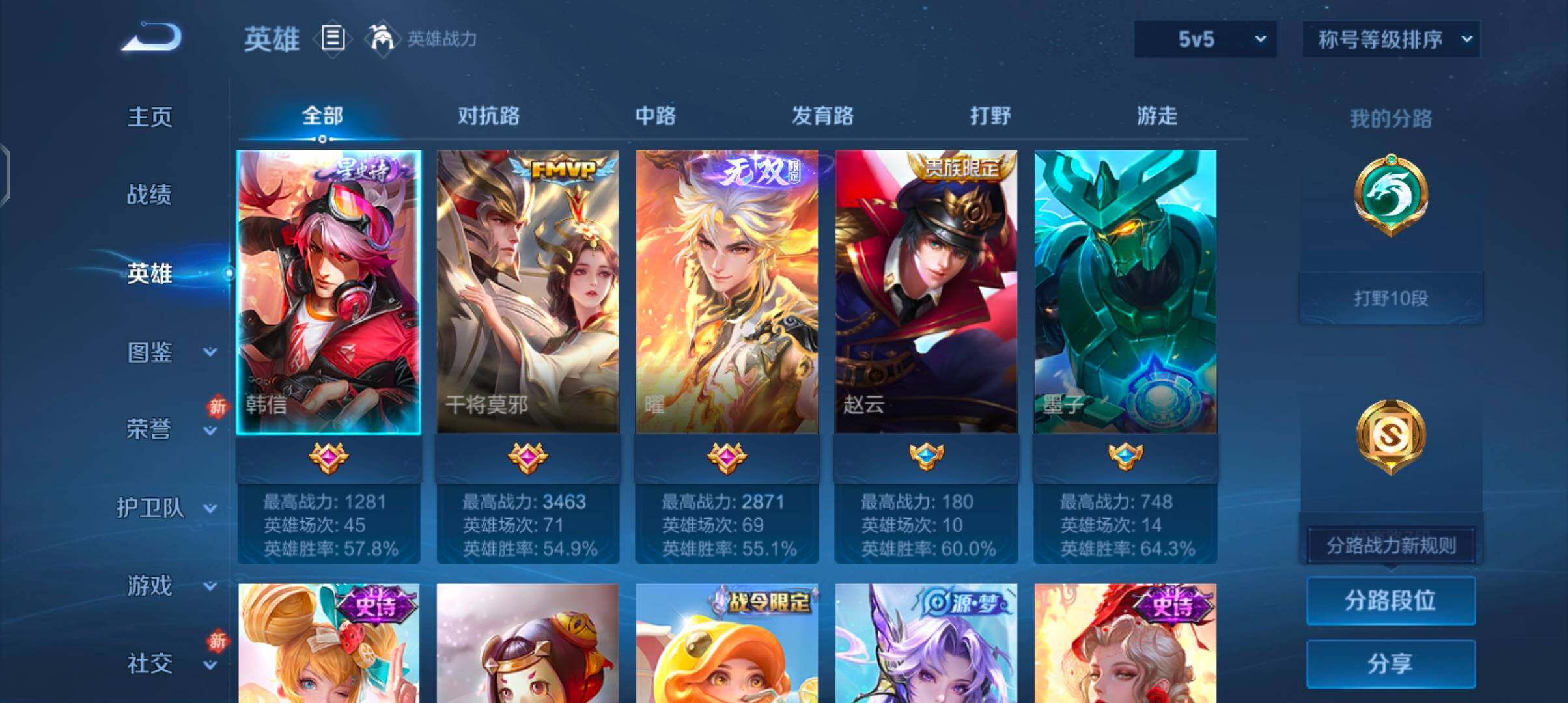 WZCMW4168312王者荣耀账号详情图3