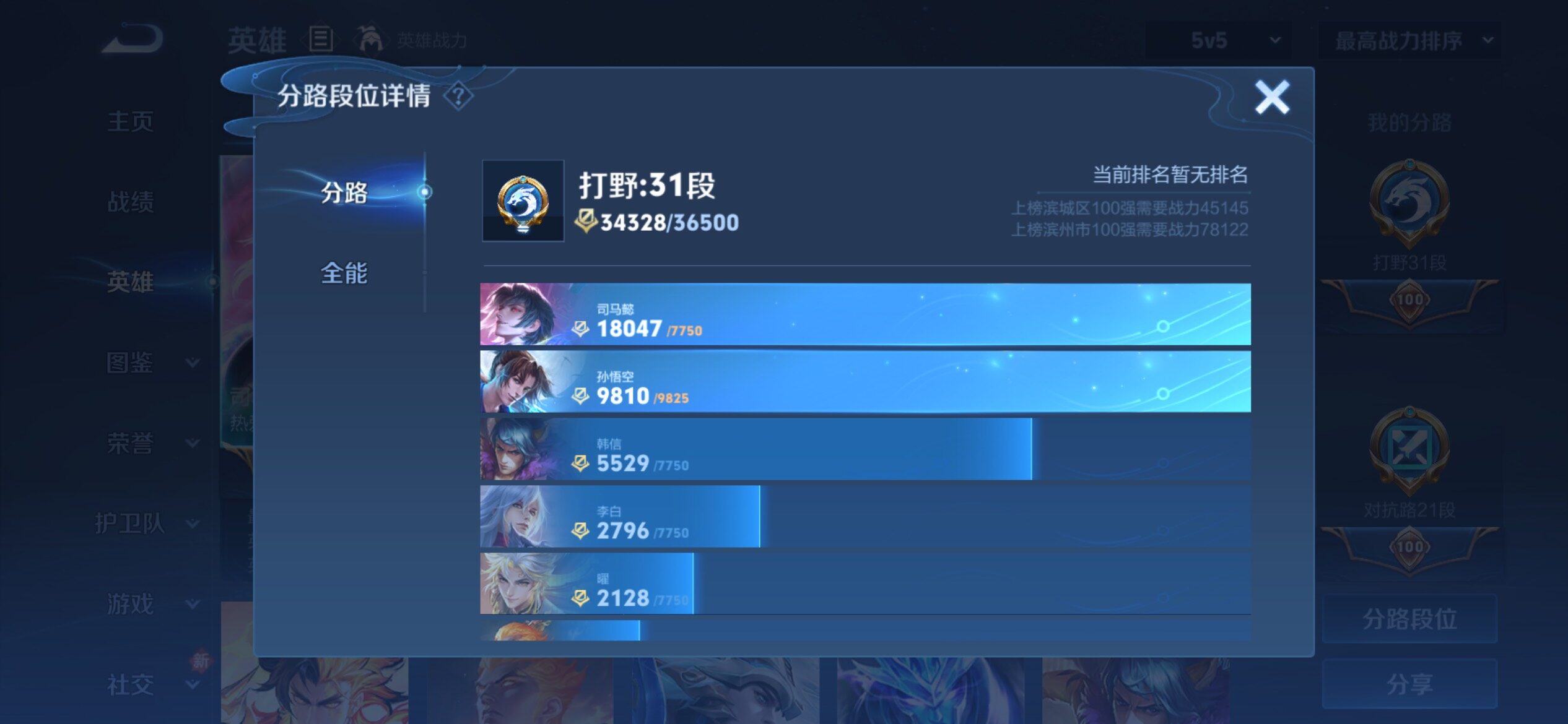 WZCMY4167221王者荣耀账号详情图4