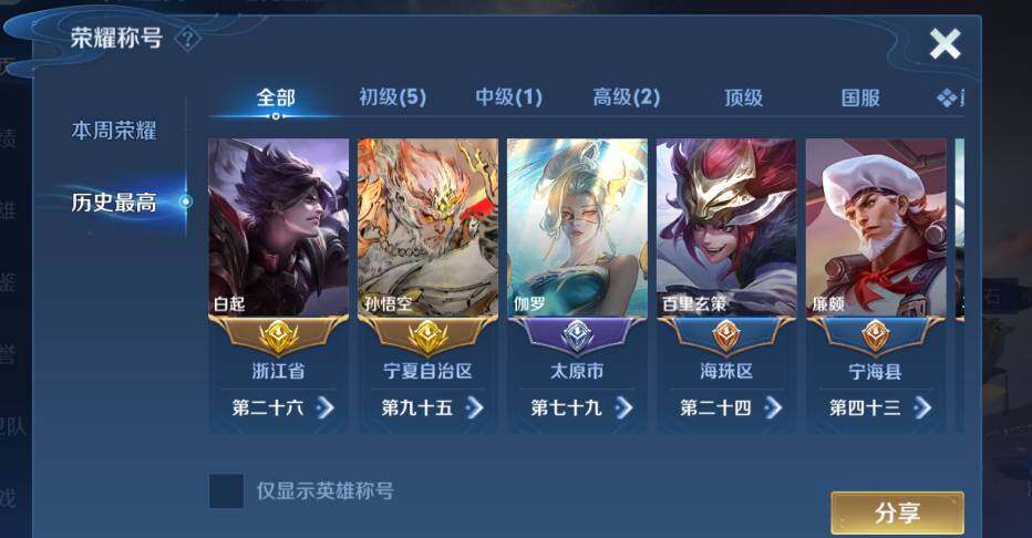 WZCMW4166118王者荣耀账号详情图14 WZCMW4166118王者荣耀账号详情图14