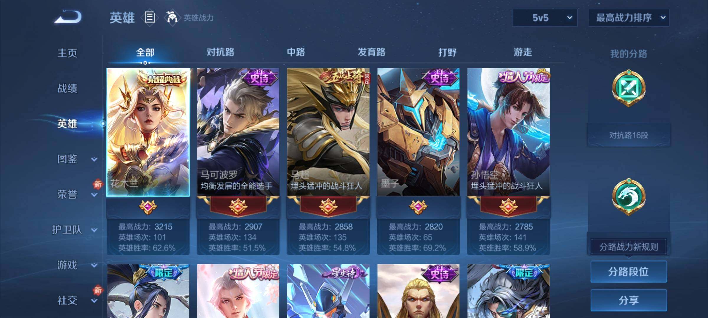 WZCMY4167269王者荣耀账号详情图3