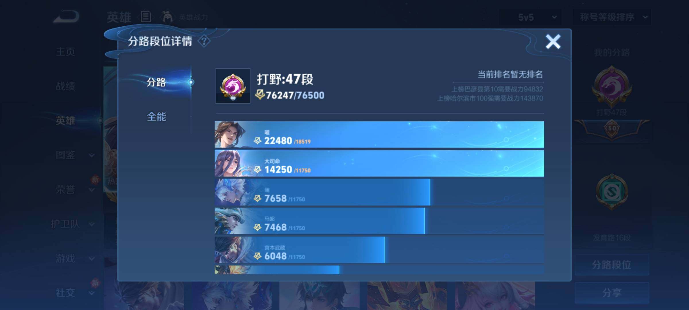 WZCMY4167279王者荣耀账号详情图5