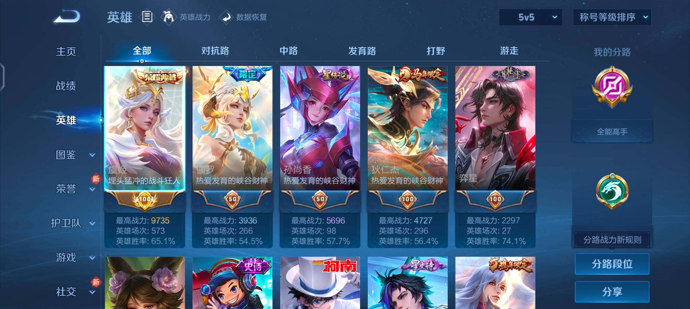 WZCMW4169058王者荣耀账号详情图3