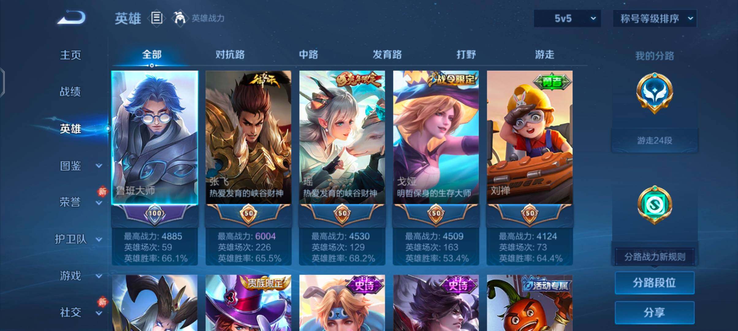 WZCMW4171066王者荣耀账号详情图3 WZCMW4171066王者荣耀账号详情图3