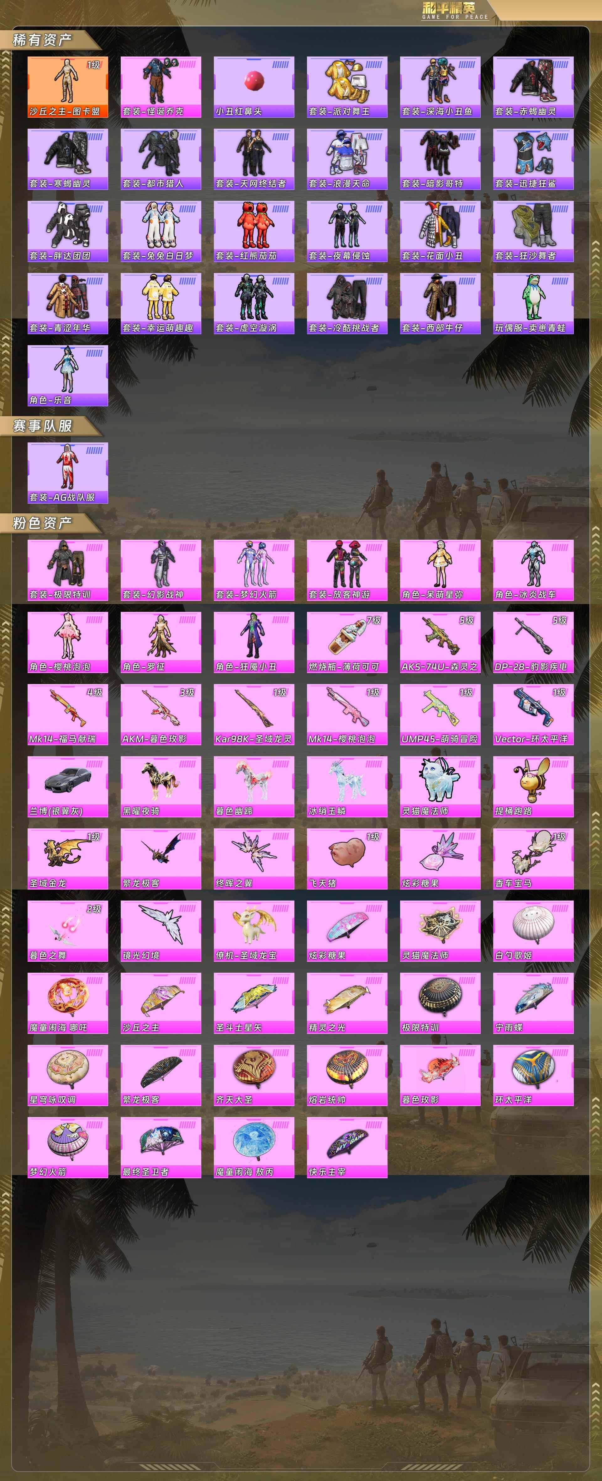 HPQM4106680和平精英账号详情图6