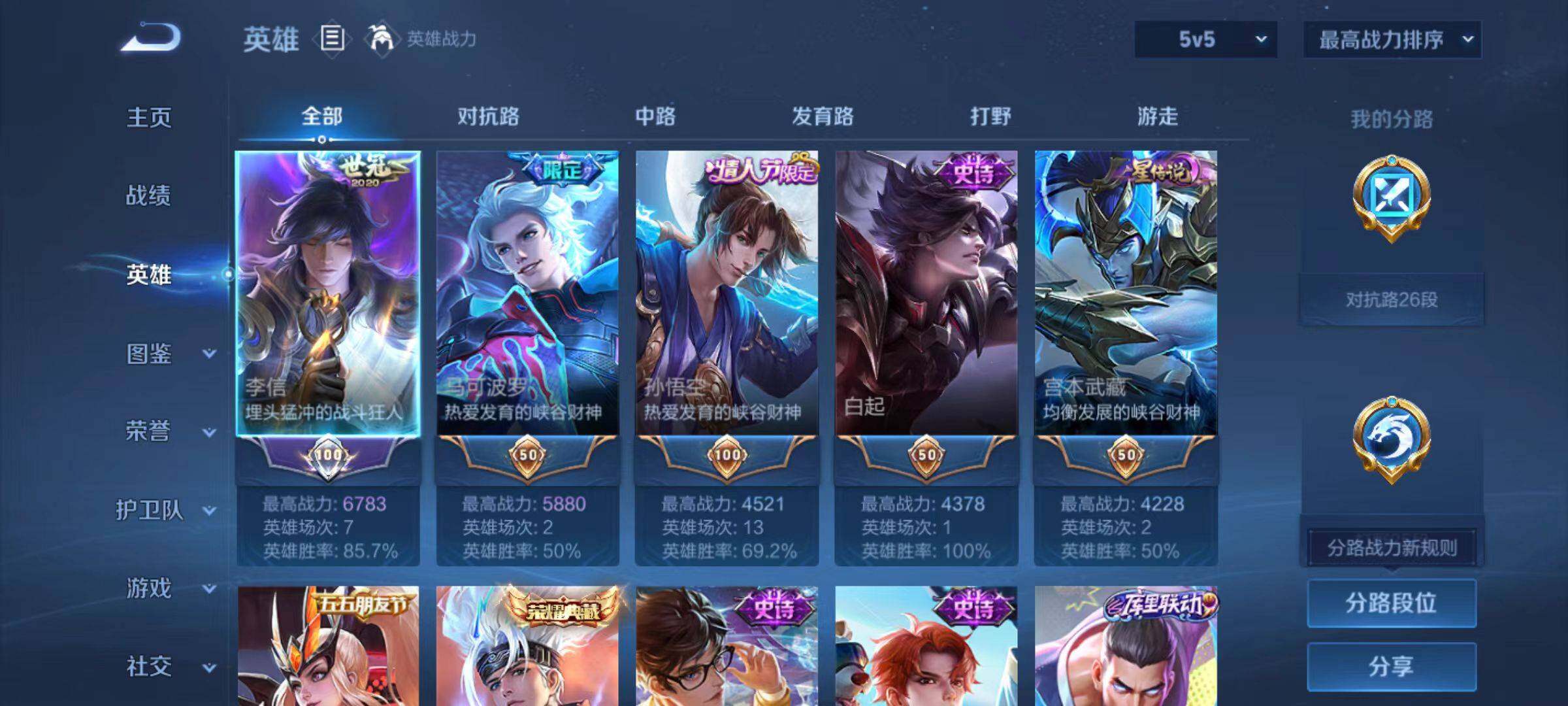 WZCMW4168585王者荣耀账号详情图3