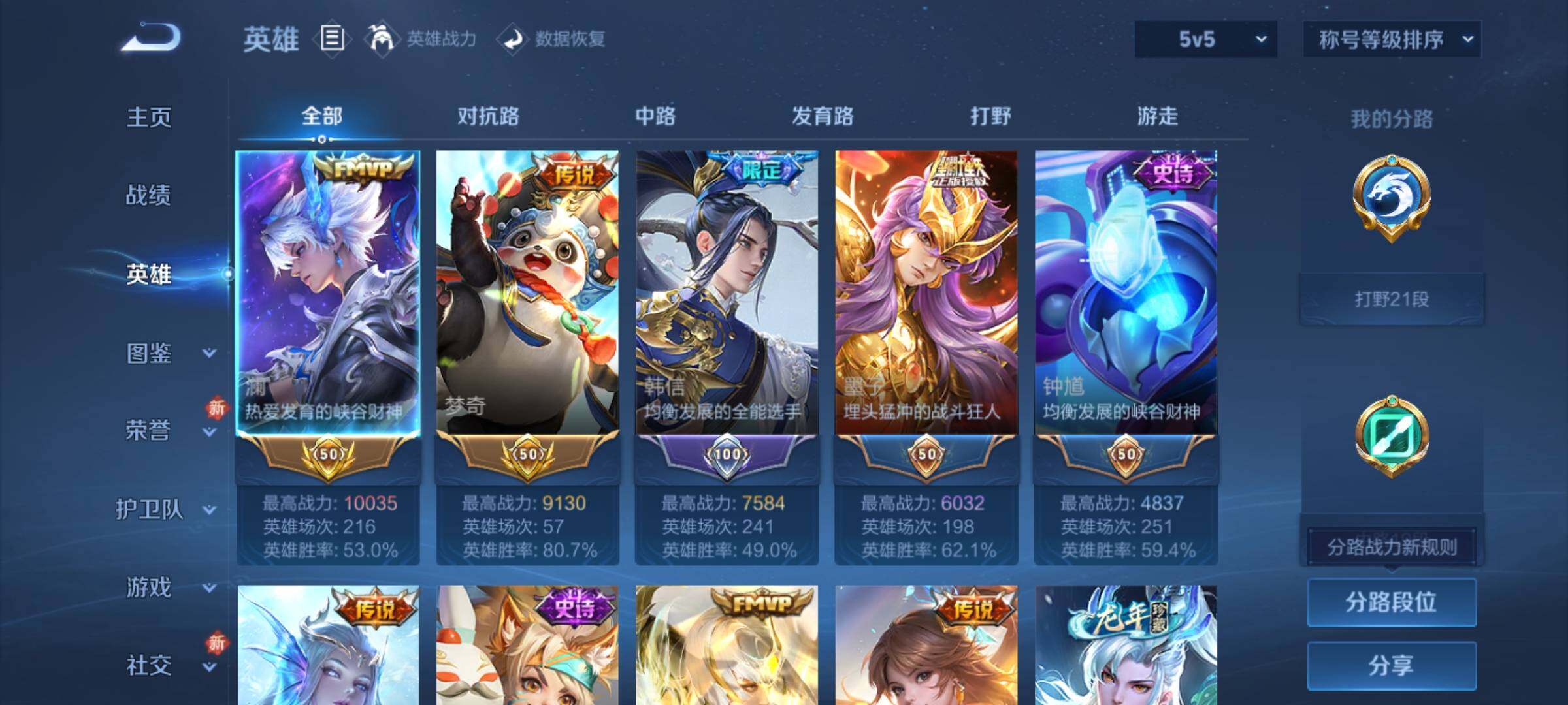 WZCMW4173461王者荣耀账号详情图3 WZCMW4173461王者荣耀账号详情图3