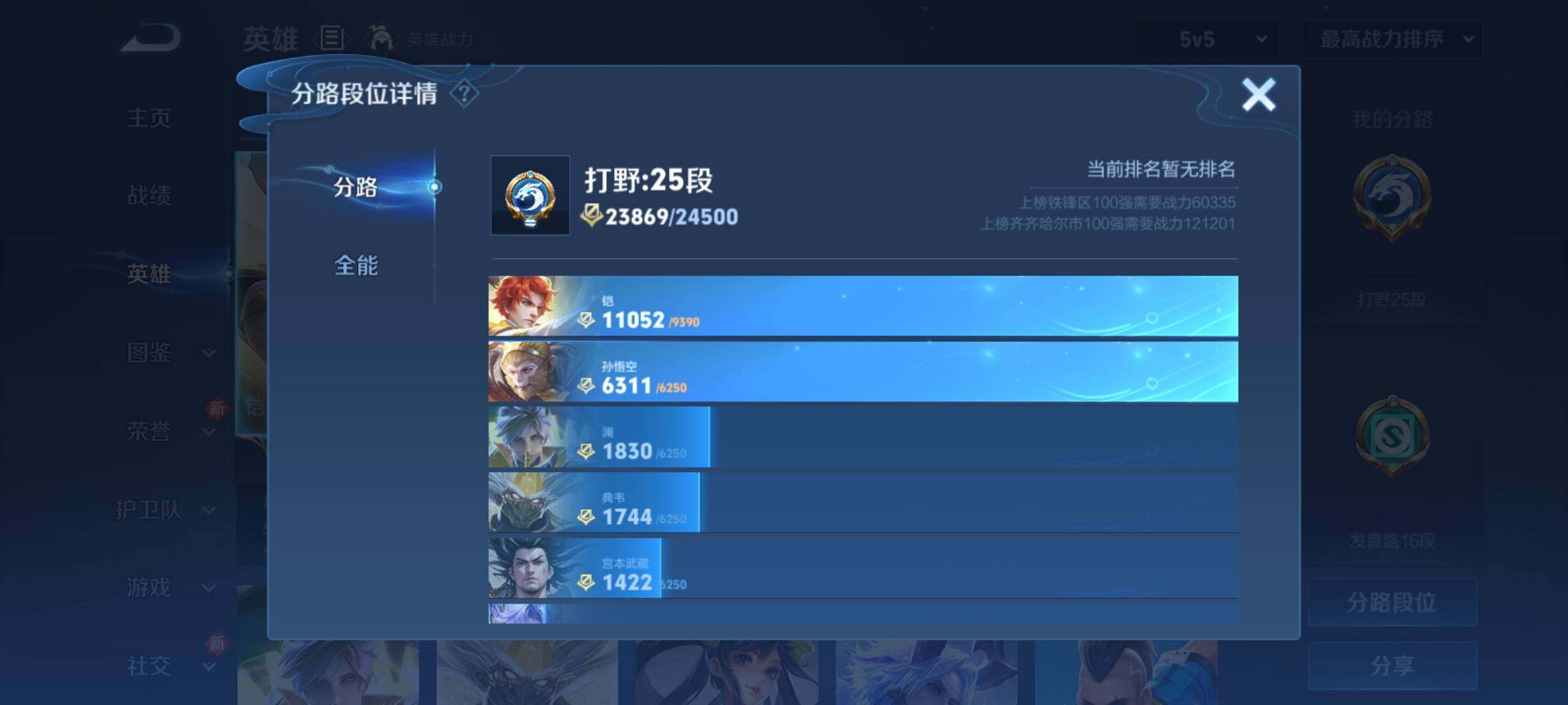 WZCMY4176028王者荣耀账号详情图4 WZCMY4176028王者荣耀账号详情图4