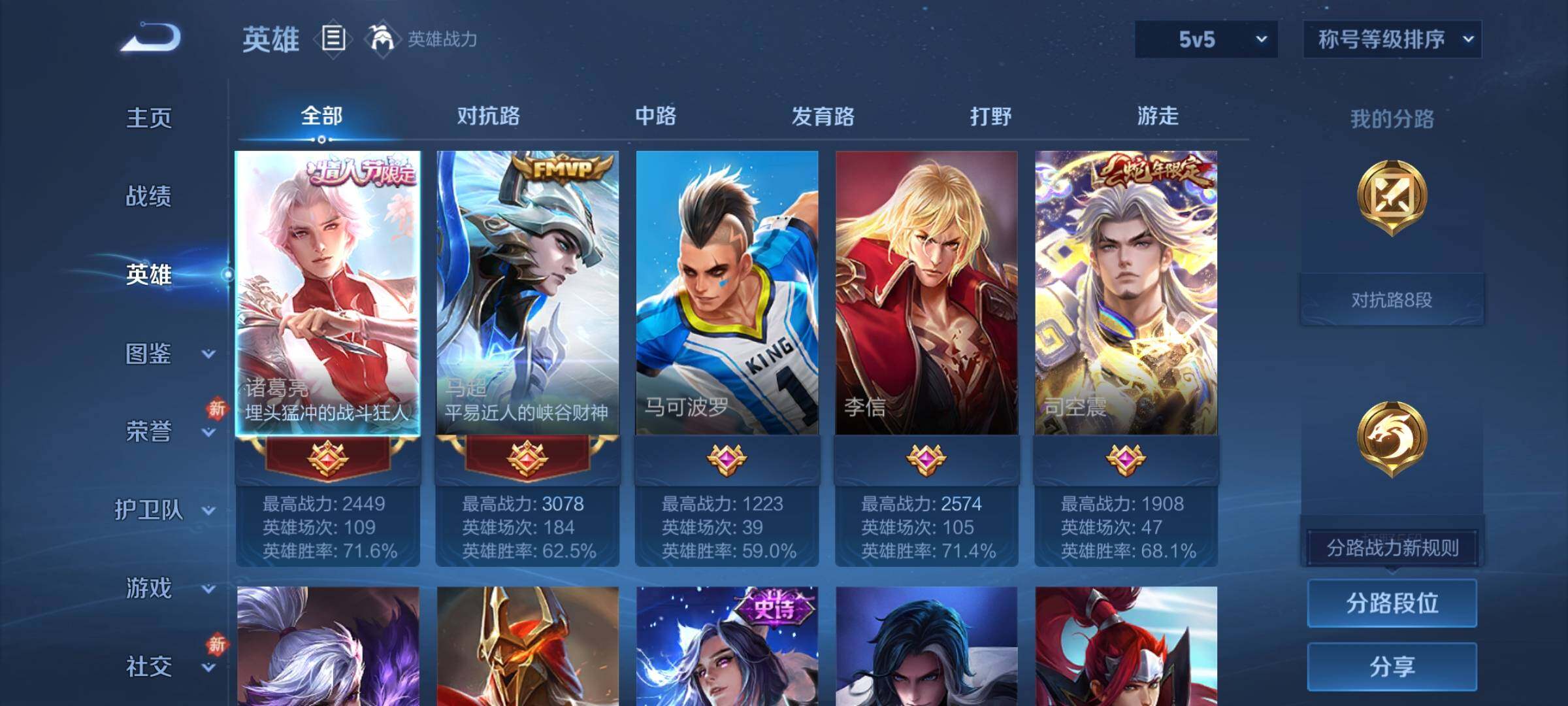 WZCMY4179559王者荣耀账号详情图5 WZCMY4179559王者荣耀账号详情图5