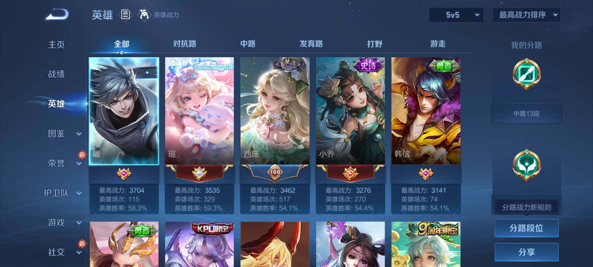 WZCMY4172750王者荣耀账号详情图3