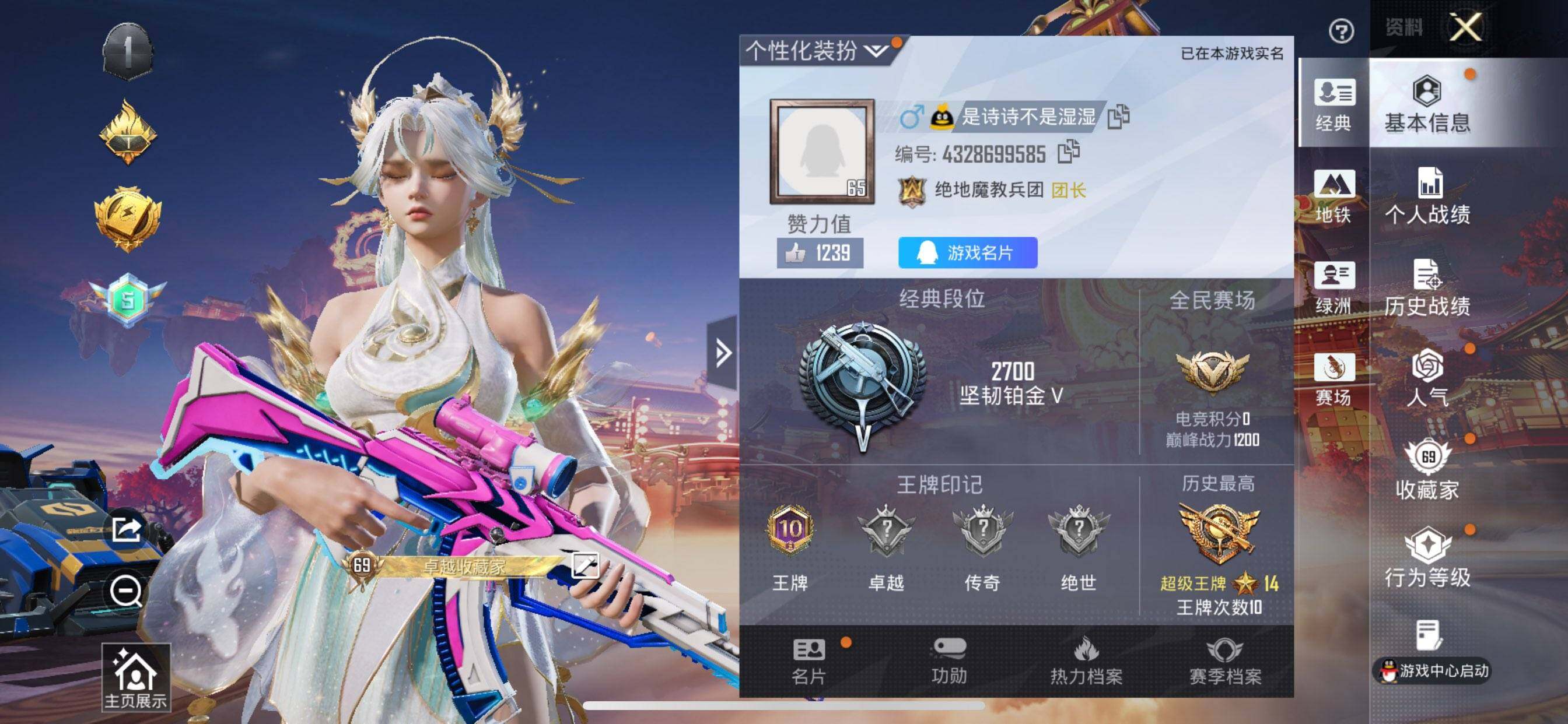 HPCMW4113546和平精英账号详情图2