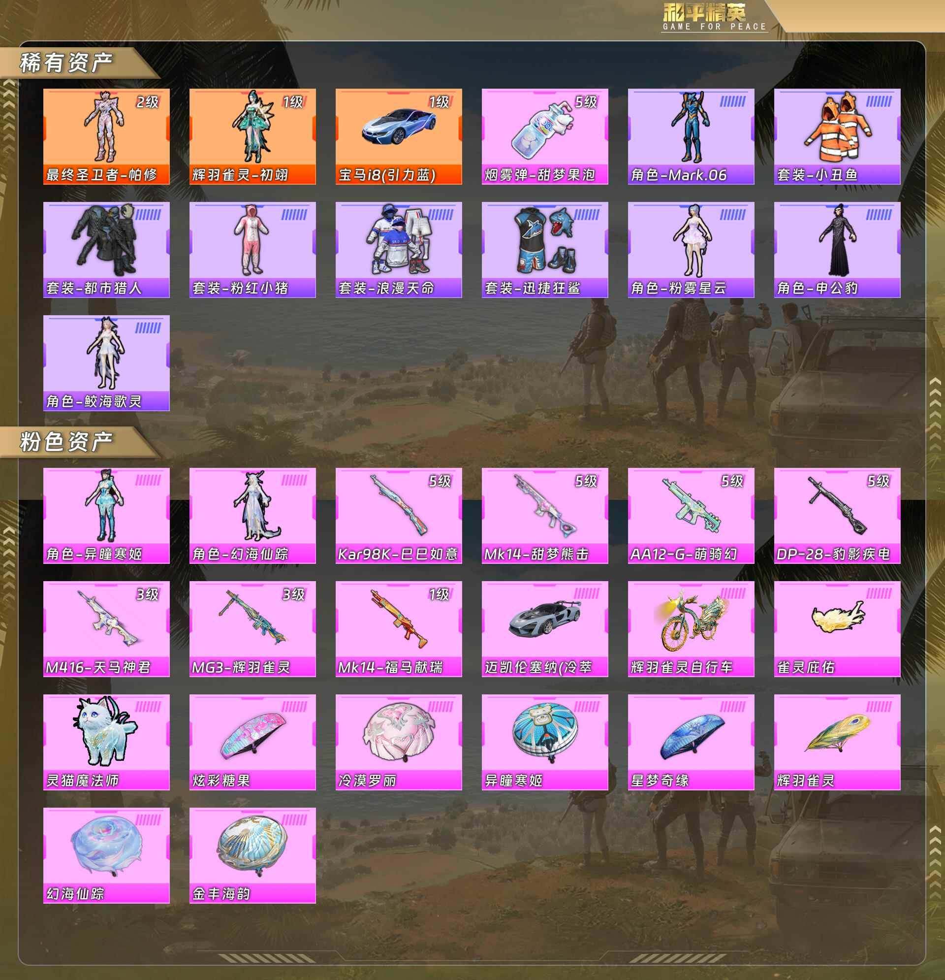 HPCMW4110483和平精英账号详情图4