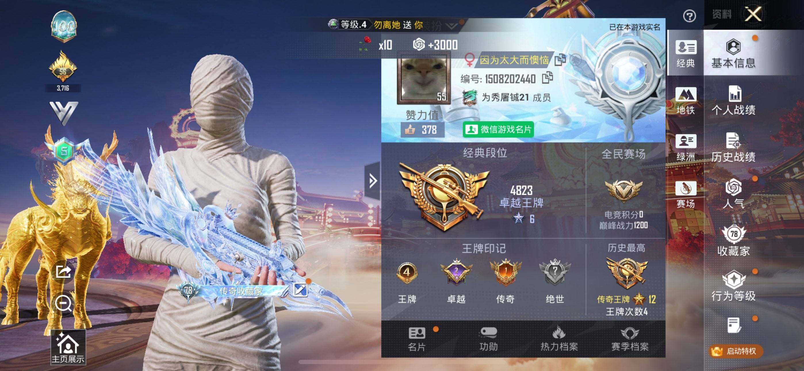 HPCMW4111554和平精英账号详情图2