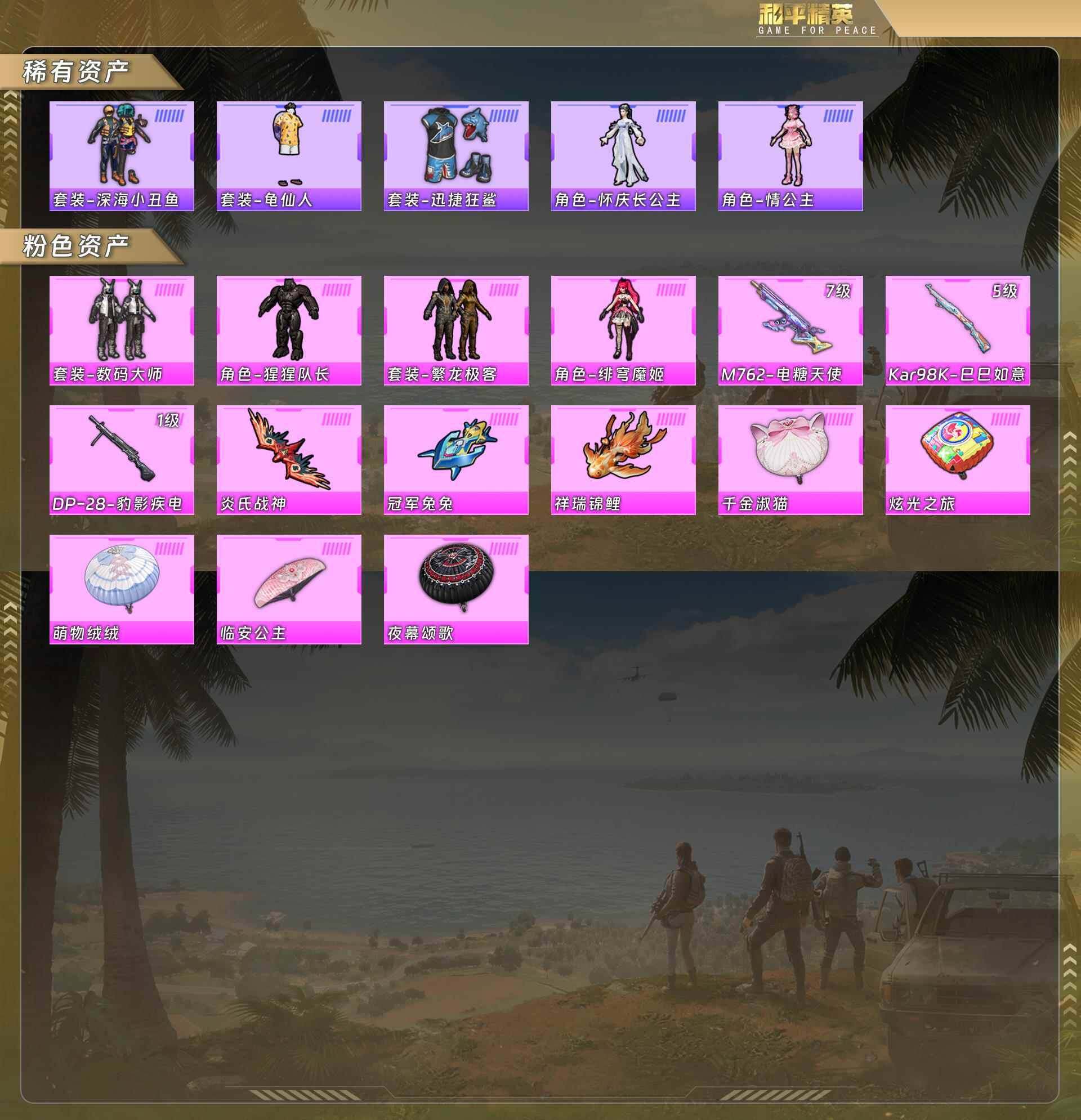 HPCMW4110102和平精英账号详情图4