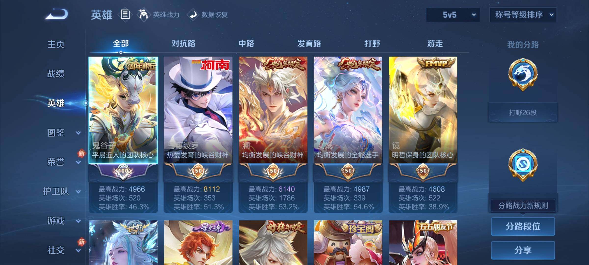 WZCMY4172758王者荣耀账号详情图3