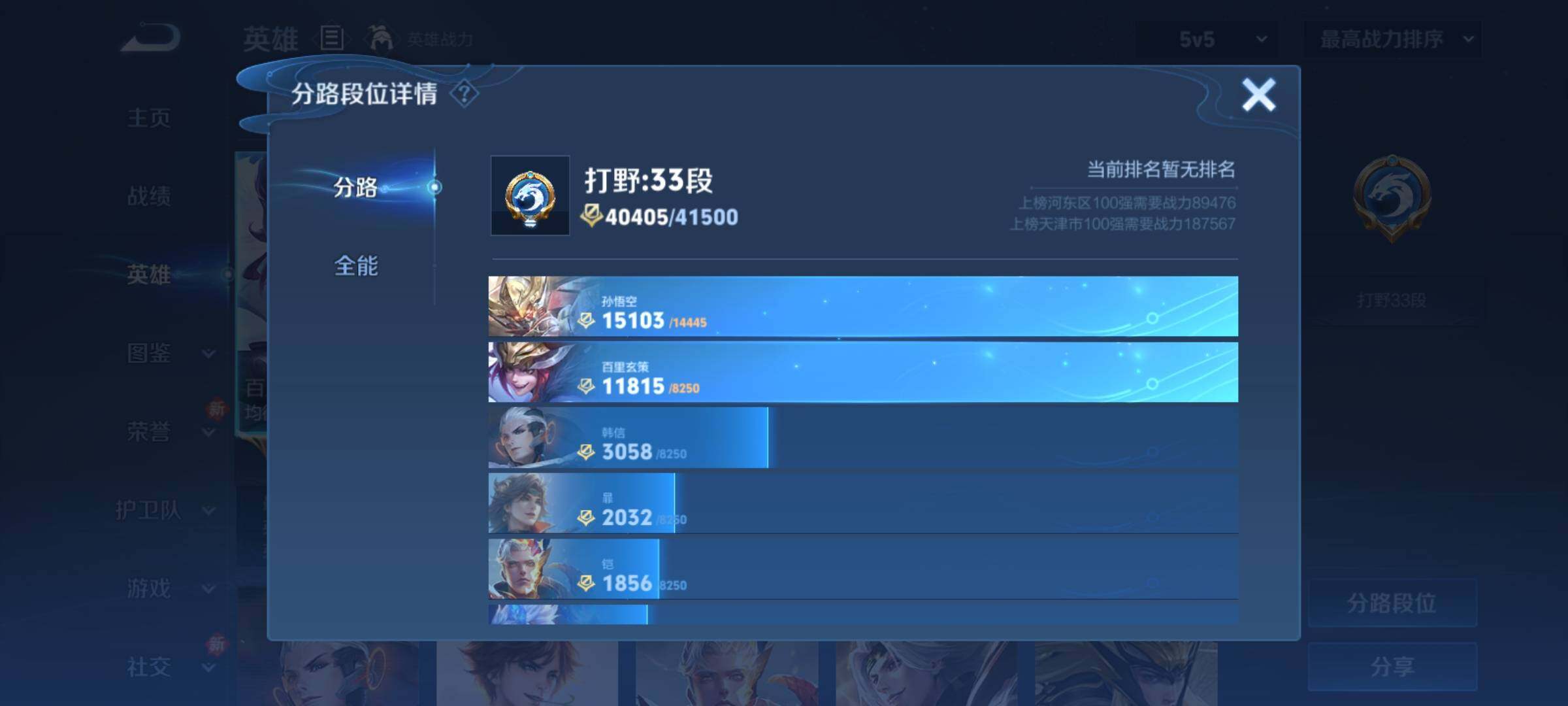 WZCMY4175620王者荣耀账号详情图5 WZCMY4175620王者荣耀账号详情图5