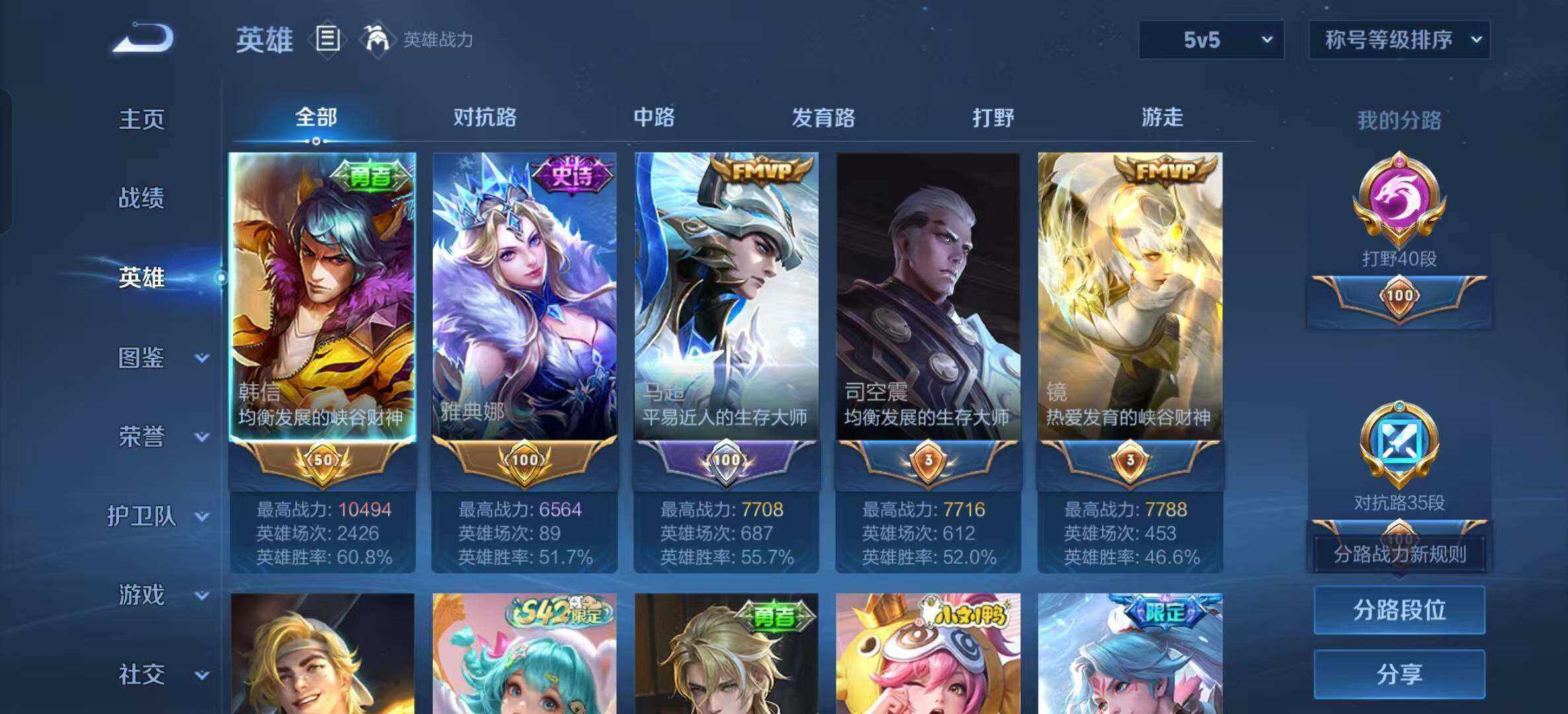 WZXS4361085王者荣耀账号详情图5