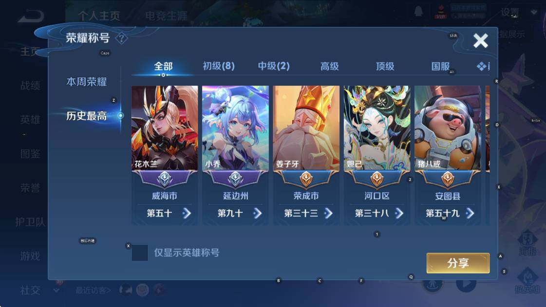 WZCMW4172961王者荣耀账号详情图9