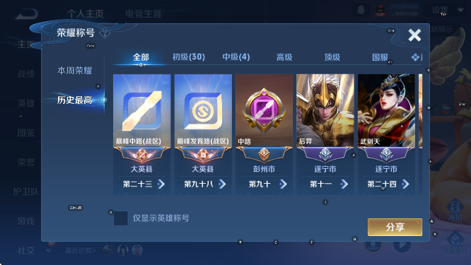 WZCMW4175052王者荣耀账号详情图14