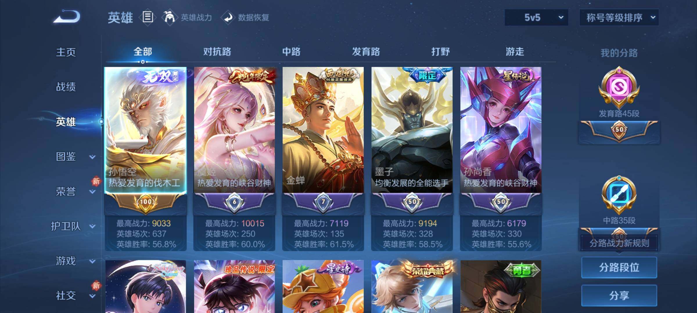 WZCMW4177449王者荣耀账号详情图3