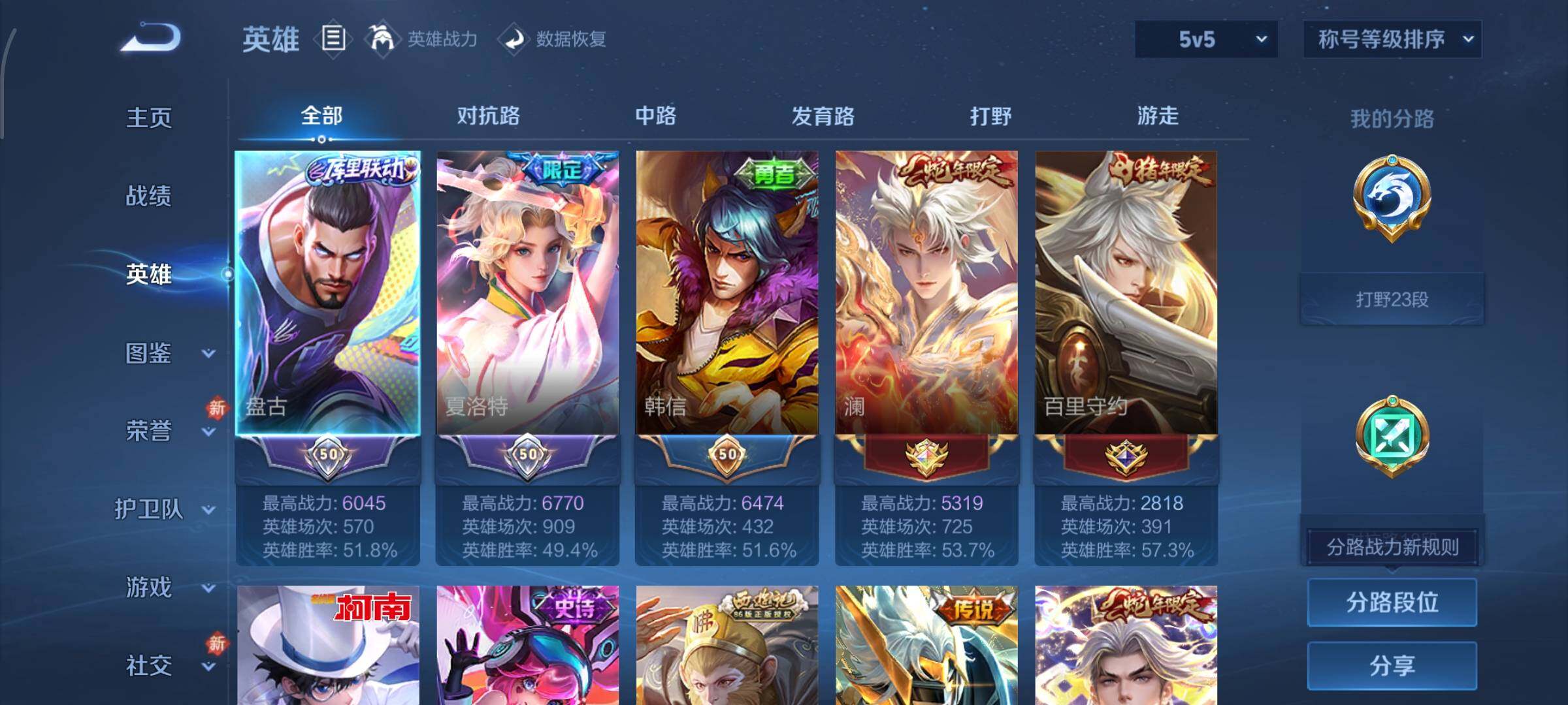 WZCMW4176565王者荣耀账号详情图3