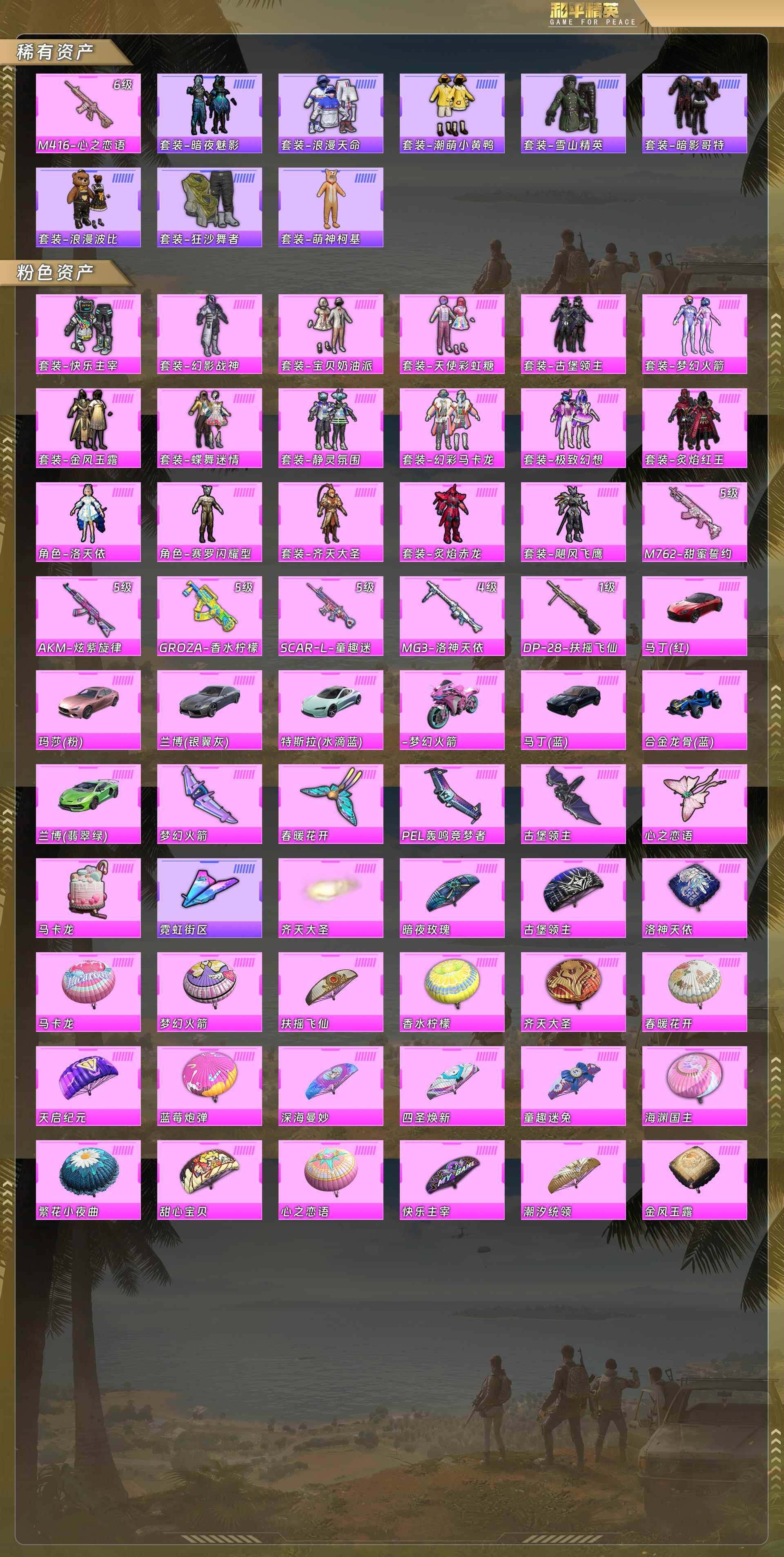 HPQM4107420和平精英账号详情图5