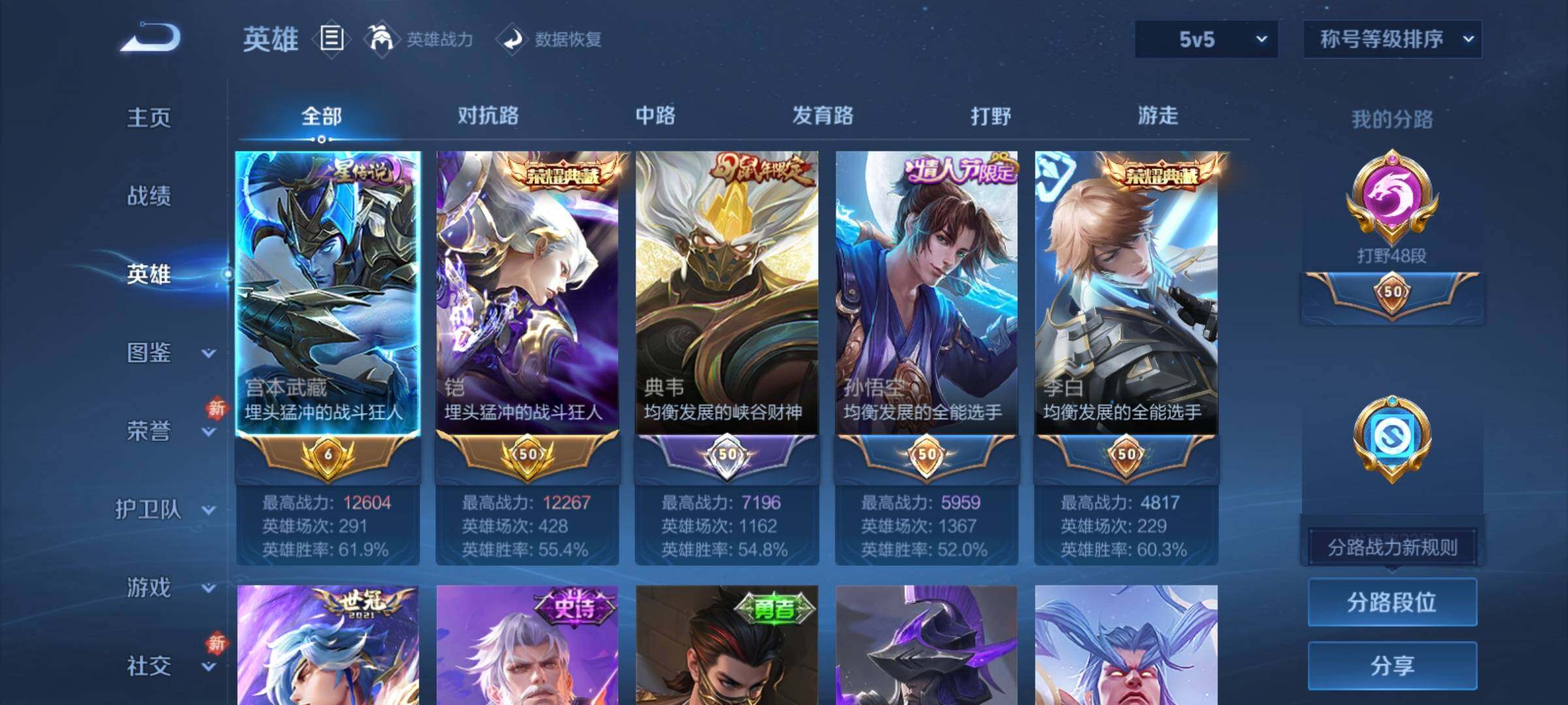 WZCMY4189707王者荣耀账号详情图3