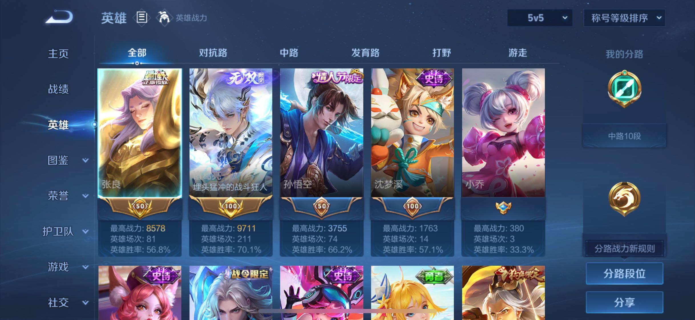 WZCMW4192737王者荣耀账号详情图2