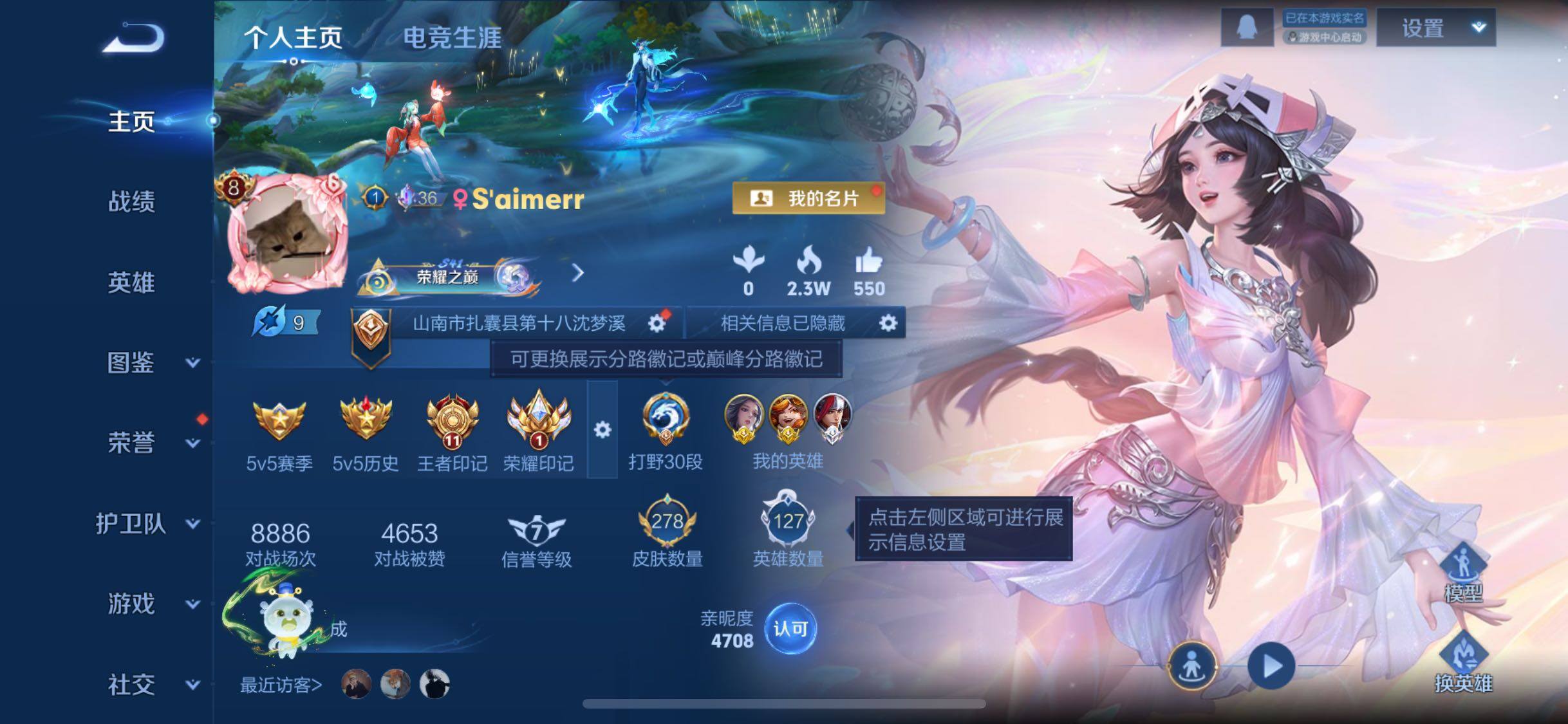 WZCMW4184456王者荣耀账号详情图2