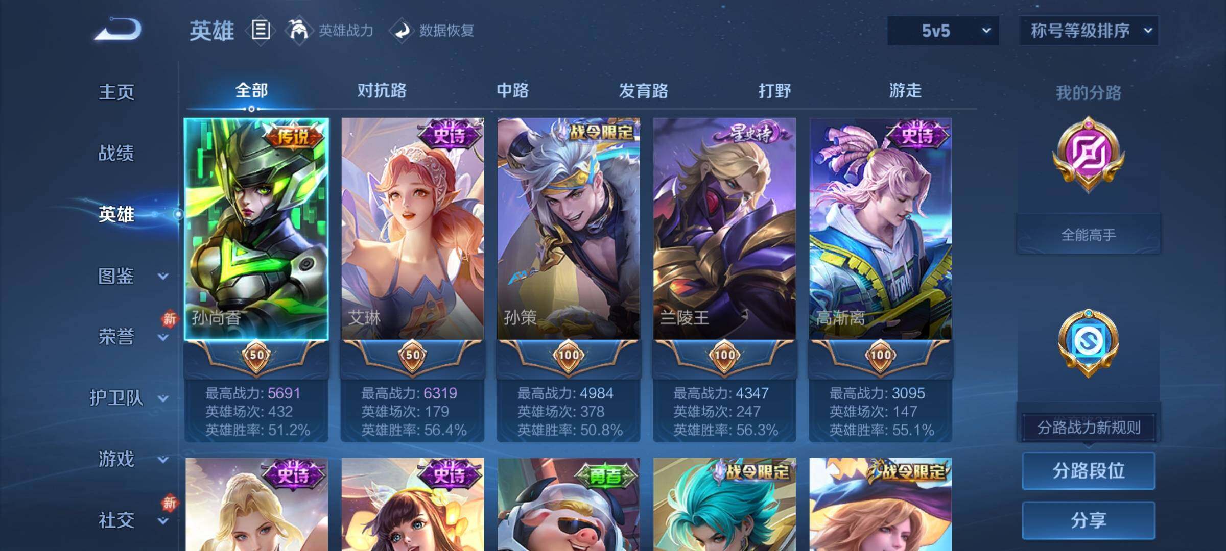 WZCMW4184871王者荣耀账号详情图3