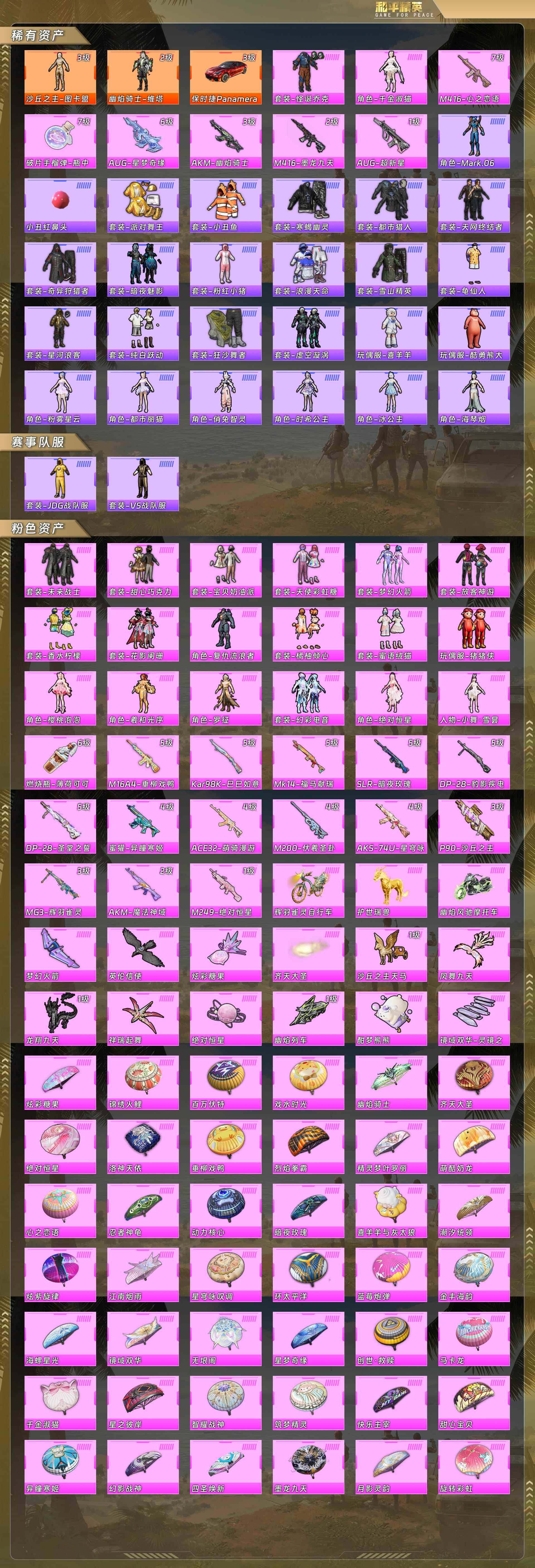 HPQM4109863和平精英账号详情图5