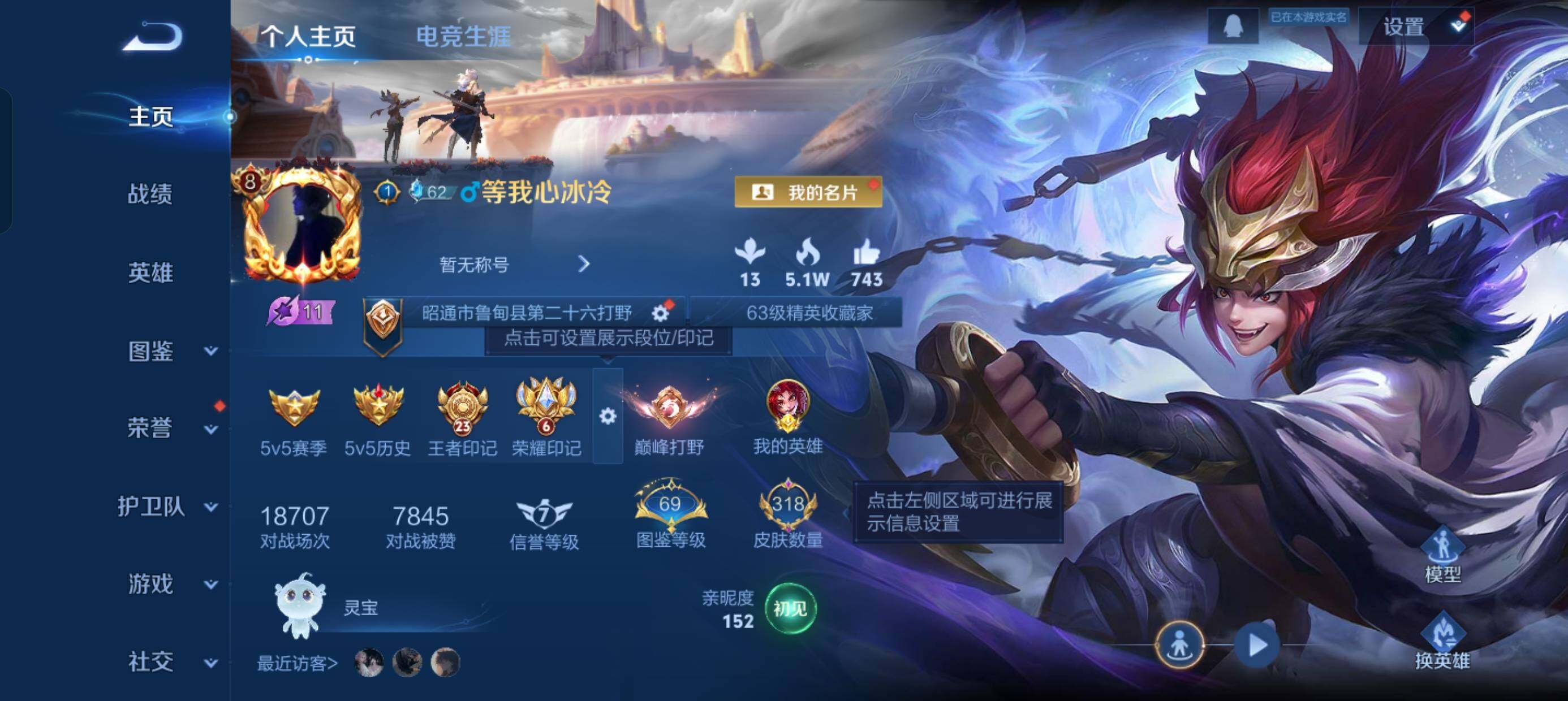 WZQM4193785王者荣耀账号详情图3 WZQM4193785王者荣耀账号详情图3