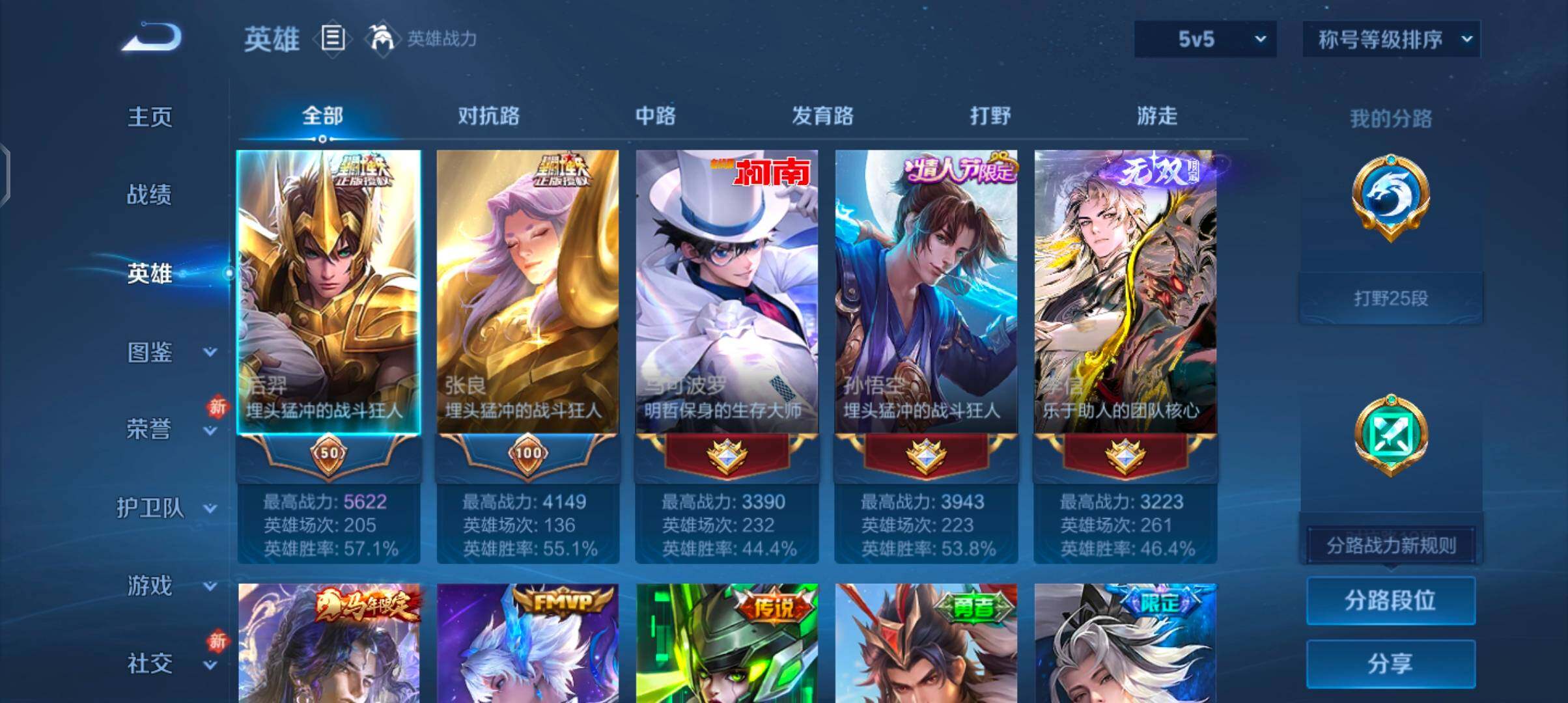 WZLX4217176王者荣耀账号详情图3