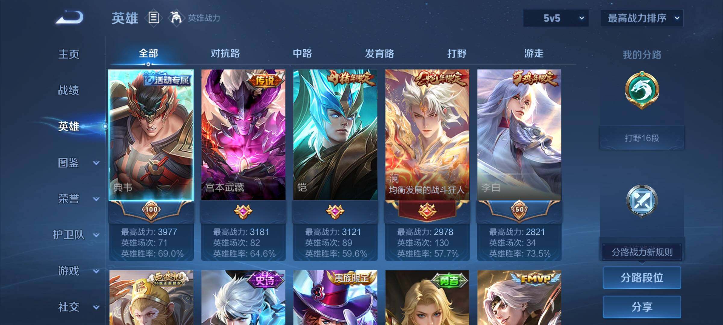 WZCMY4185835王者荣耀账号详情图3