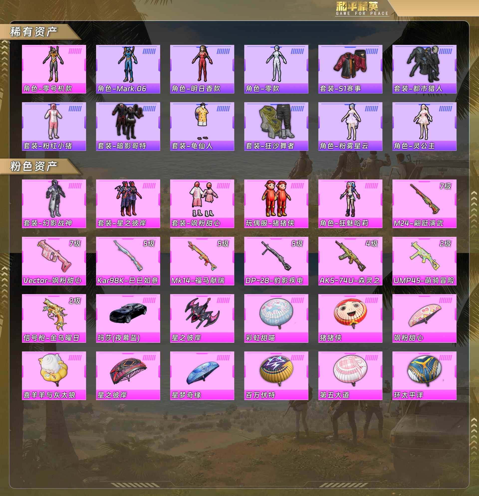 HPCMW4115299和平精英账号详情图5 HPCMW4115299和平精英账号详情图5